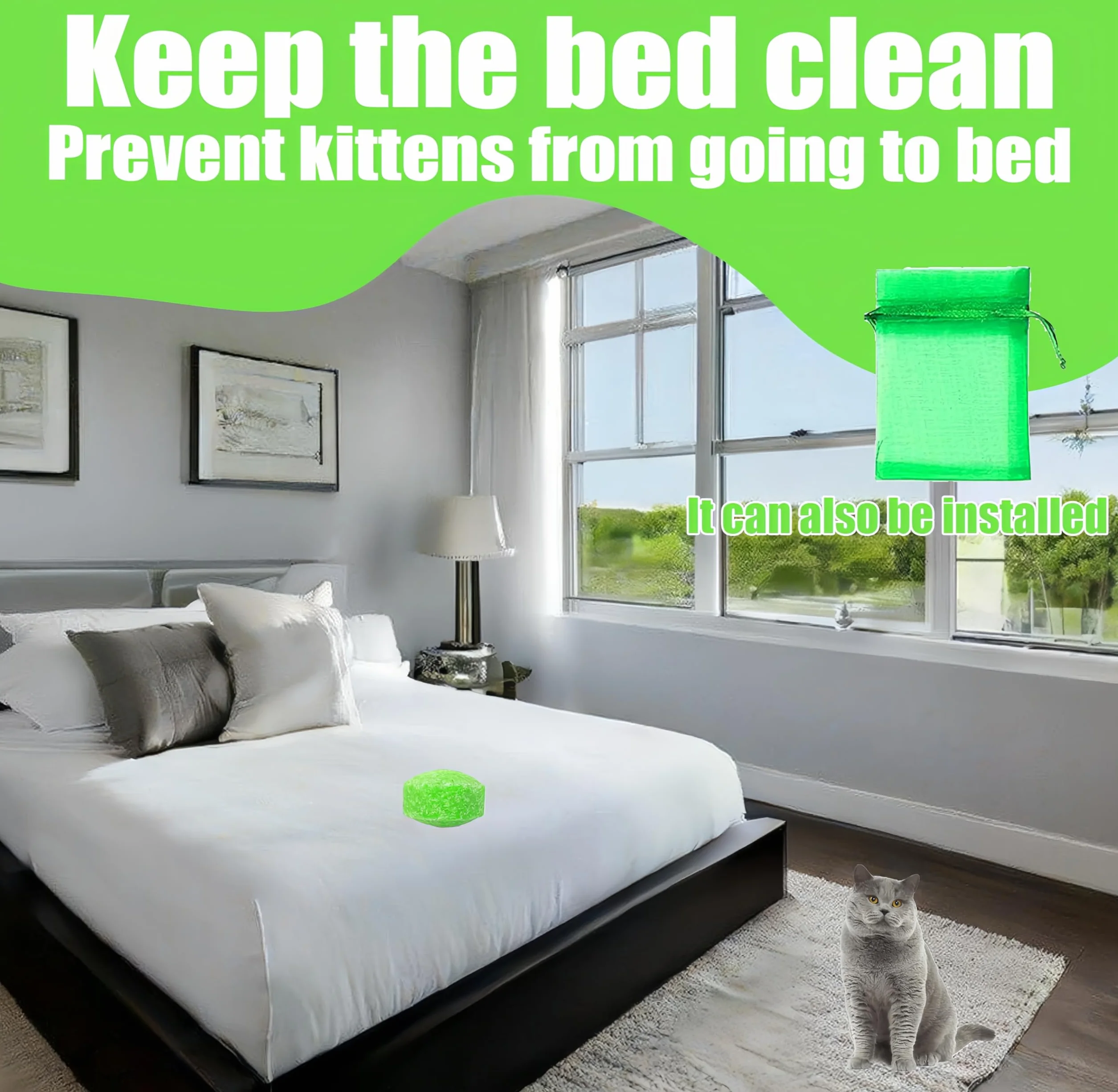 12 Sfere Repellenti Naturali per Gatti | Protezione Casa & Giardino contro Gatti & Cani | Con Olio di Menta & Citronella | Sicuro per Animali, Resistente alle Intemperie, Efficace – Set