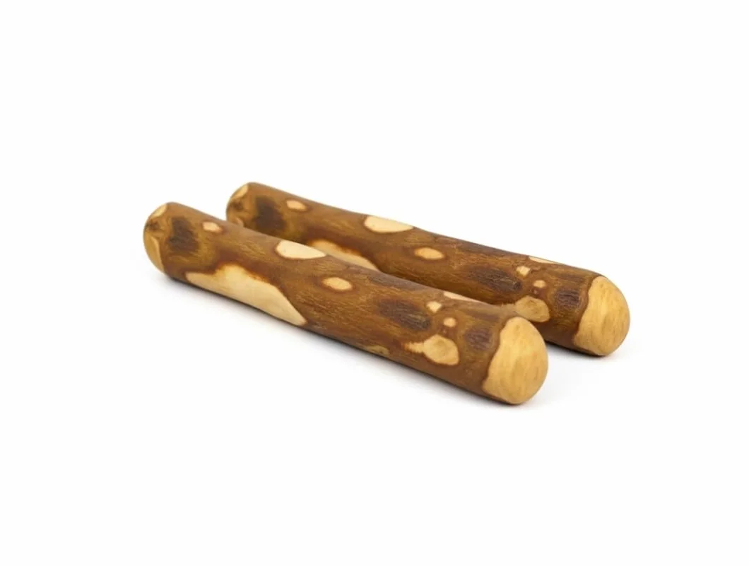 Legno di Ulivo per Cani, Masticativo Naturale, 2 UNITA' Taglia S,Bastoncino Antitartaro per Pulizia Denti