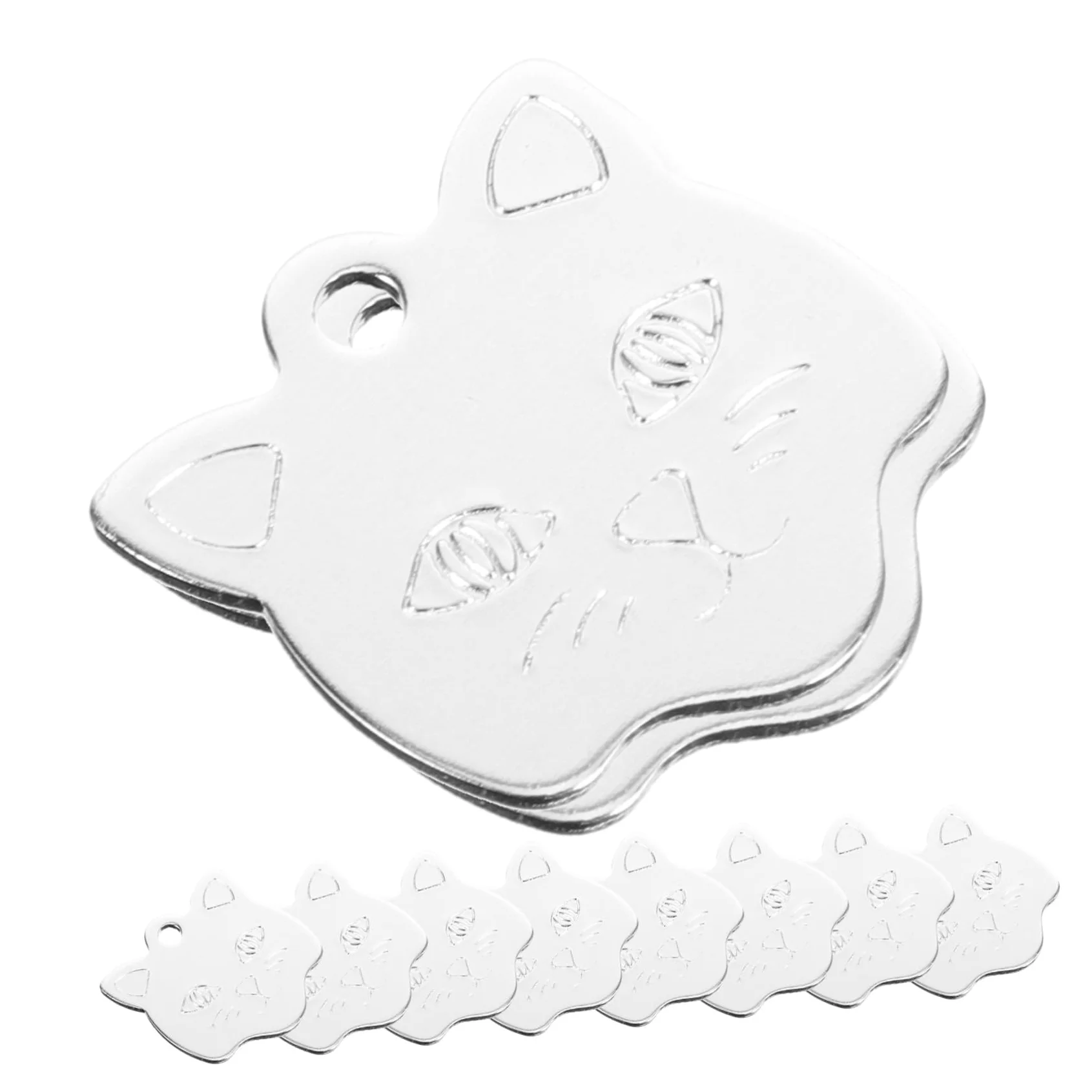 UPKOCH 5 Set Medaglietta Per Animali Domestici Da Targhette Identificative Personalizzabili Per Accessori Per Animali Per Incisione 10 Pezzi*5
