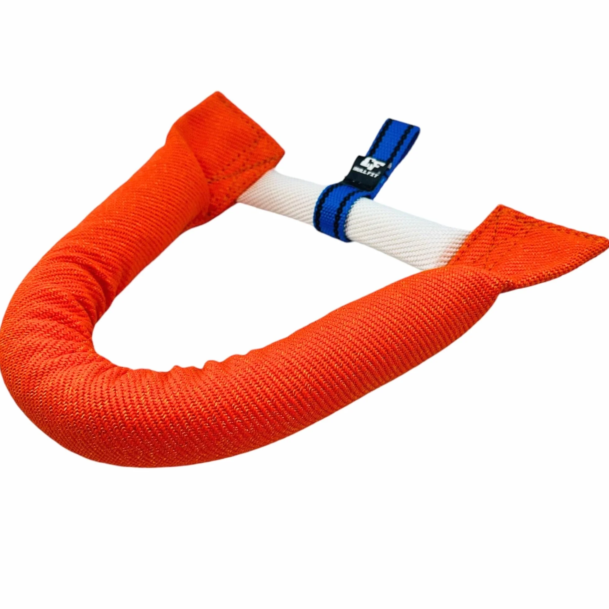 Bull Fit Manicotto per Cani a Ferro di Cavallo 30 cm, Salsicciotto Molto Robusto per I'addestramento dei Cani, per il Tiro alla Fune e per i Giochi di Tiro alla Fune, Arancione