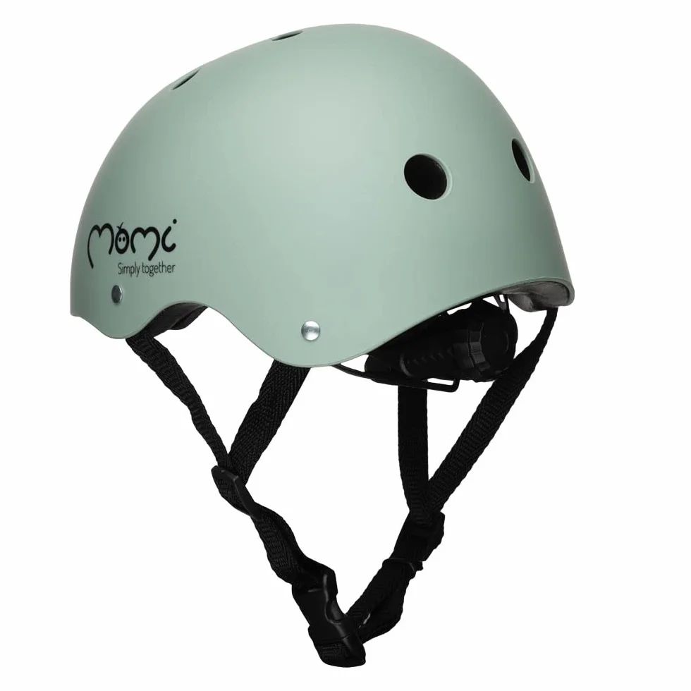 MoMi MIMI Casco per bambini regolabile, circonferenza testa 48-55 cm (1-4 anni), casco da bicicletta per bambini resistente agli urti e agli impatti, 11 prese d'aria, imbottitura in schiuma