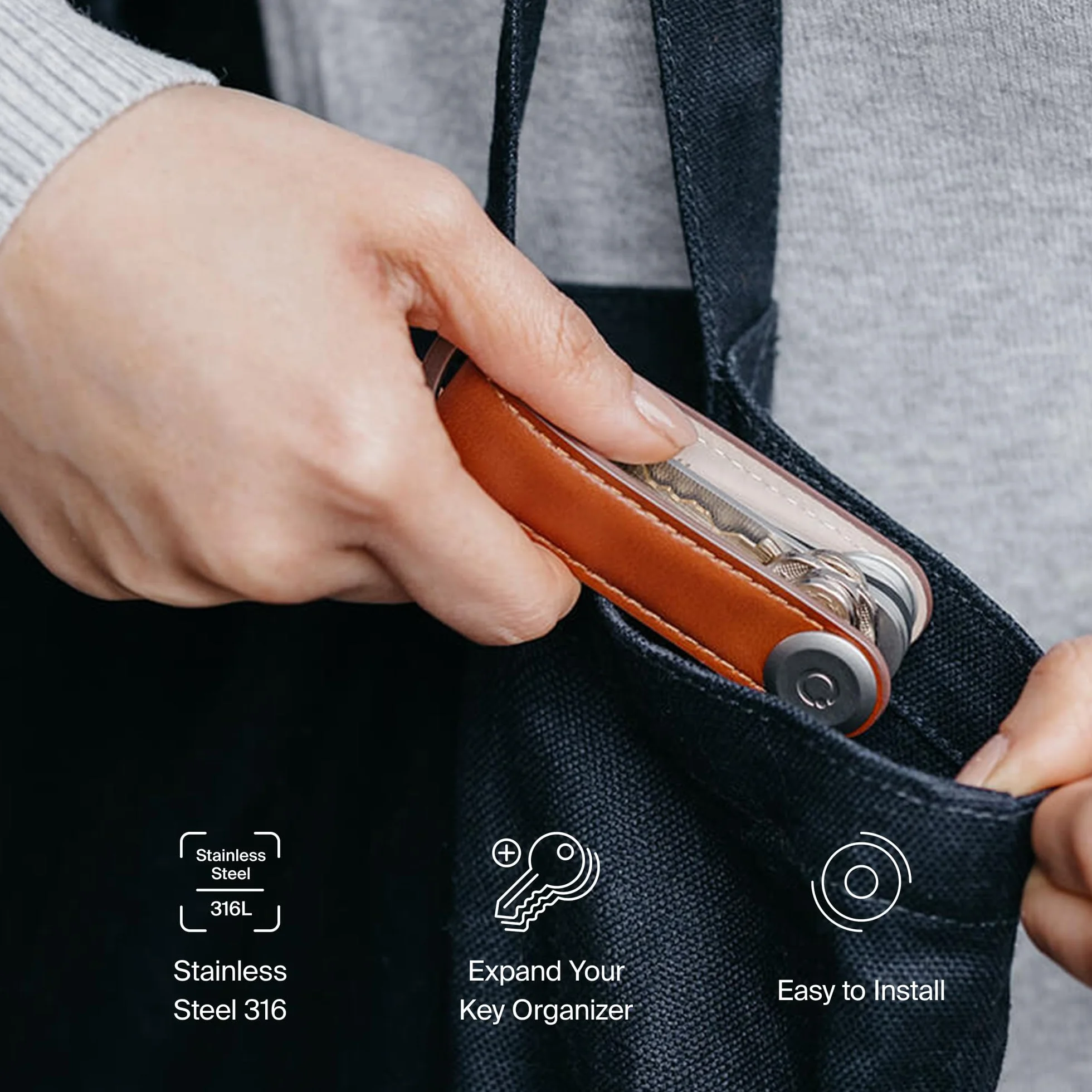 Orbitkey Lima per unghie e specchio Orbikey