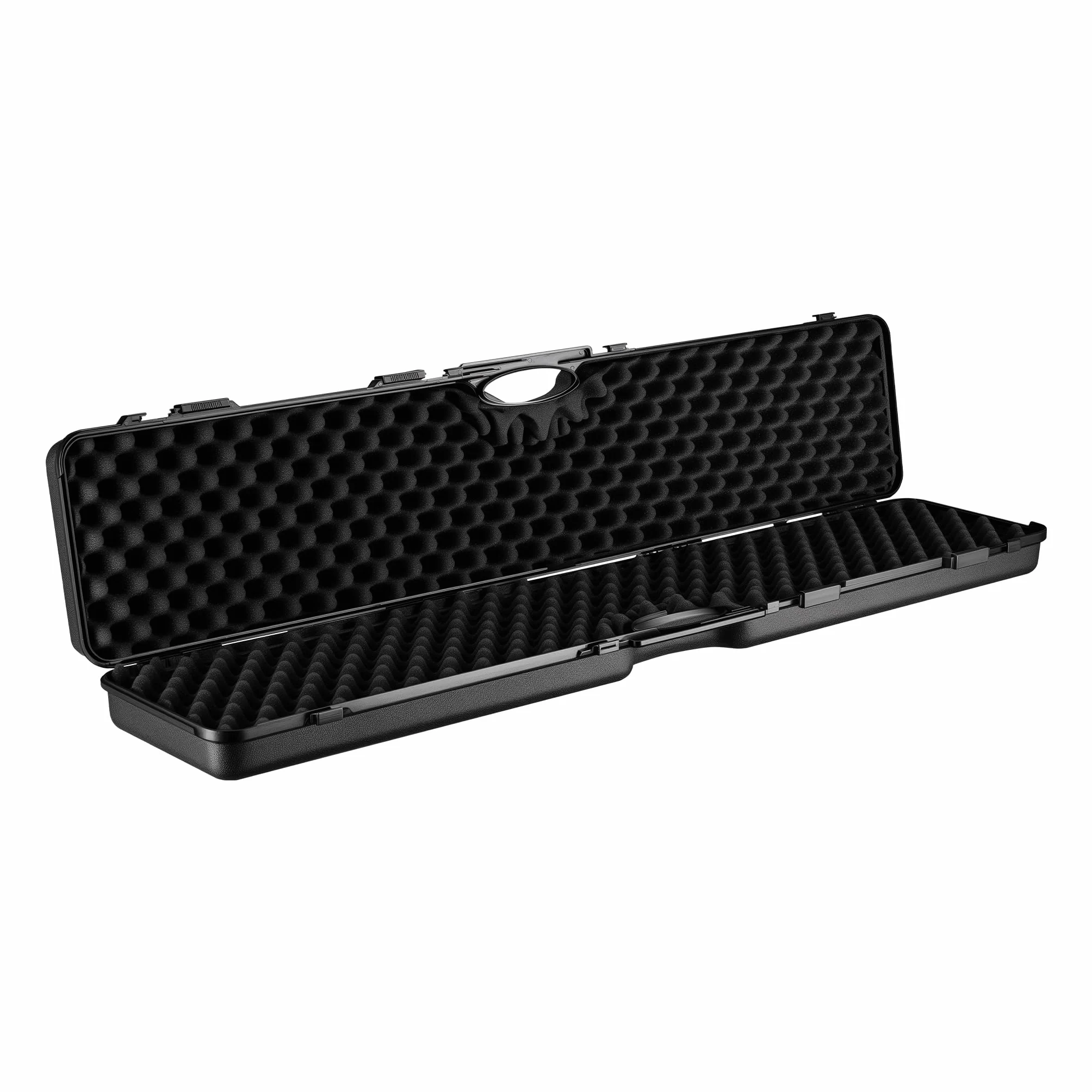 Wiltec Valigetta porta armi, Custodia per due fucili 34,5" con cannocchiale, interno imbottito antiurto