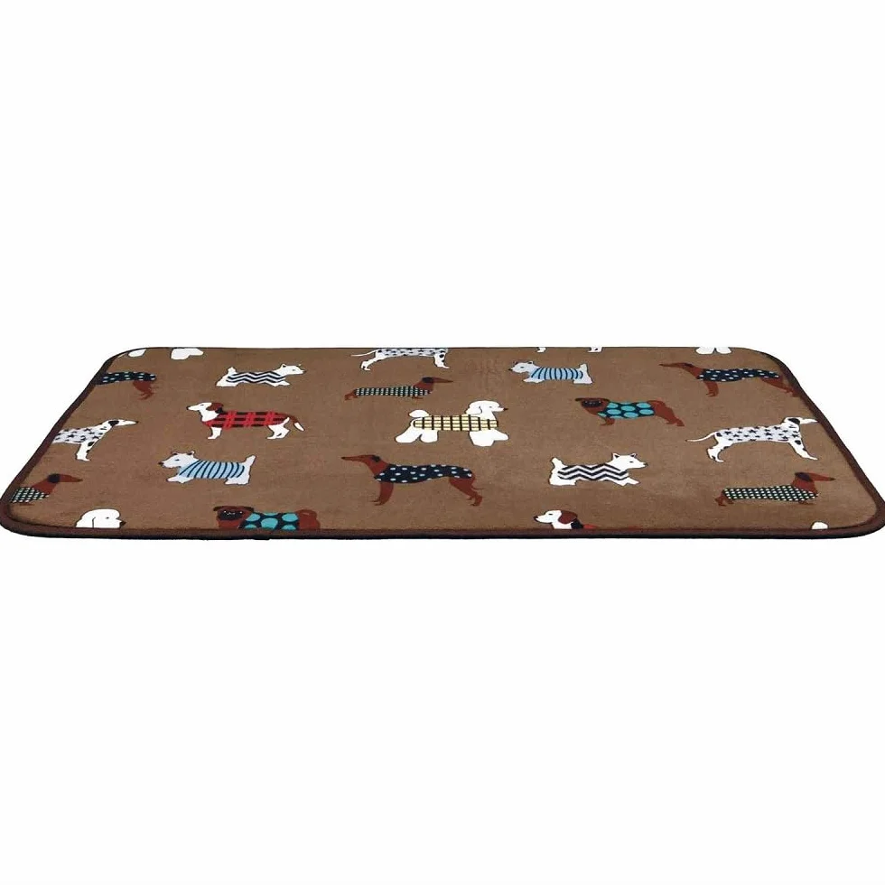 TRIXIE 37124 FunDogs - Materassino 90 x 68 cm, colore: Marrone