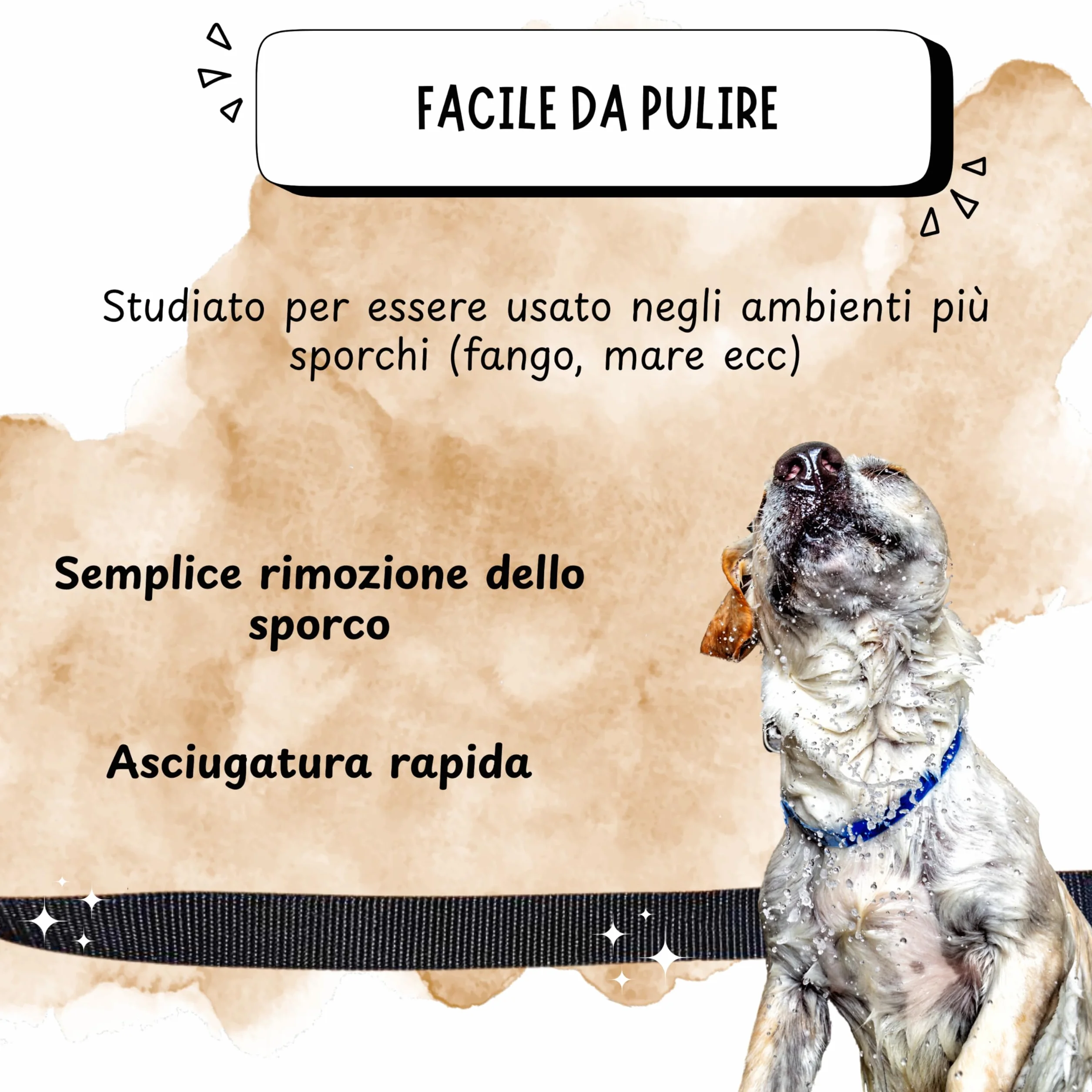 Lunghina Cane 10 Metri in Nylon Resistente – Guinzaglio Addestramento per Cani con Moschettone Girevole Antigroviglio - Nero