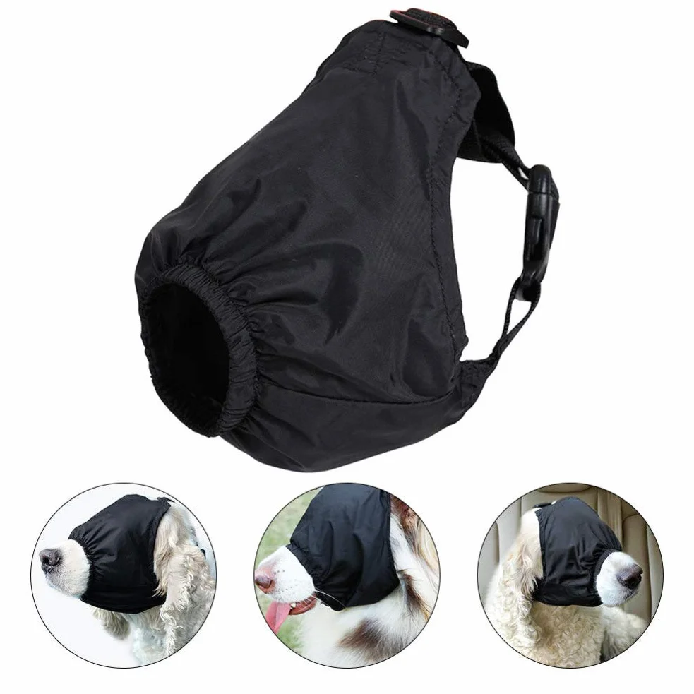 POPETPOP Berretto calmante per cane mascherina occhi animali compagnia ansia ombreggiatura fascia toelettatura anti morso