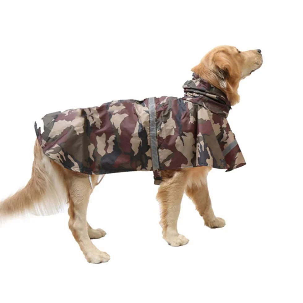 KoKoBin Cappottino Catarifrangente per Cani con Cappuccio Ultraleggero Traspirante Impermeabile per Cani di Media e Grande Taglia(Marrone, M)