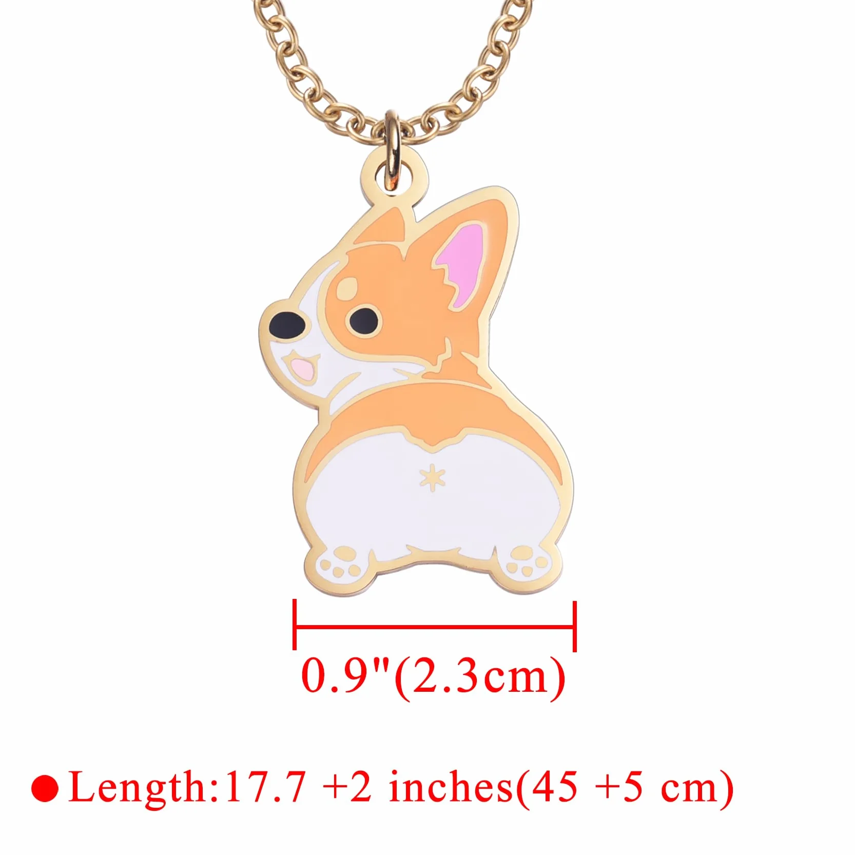 Melix Home Collana con ciondolo a forma di cane gioiello per amanti dei cani regalo