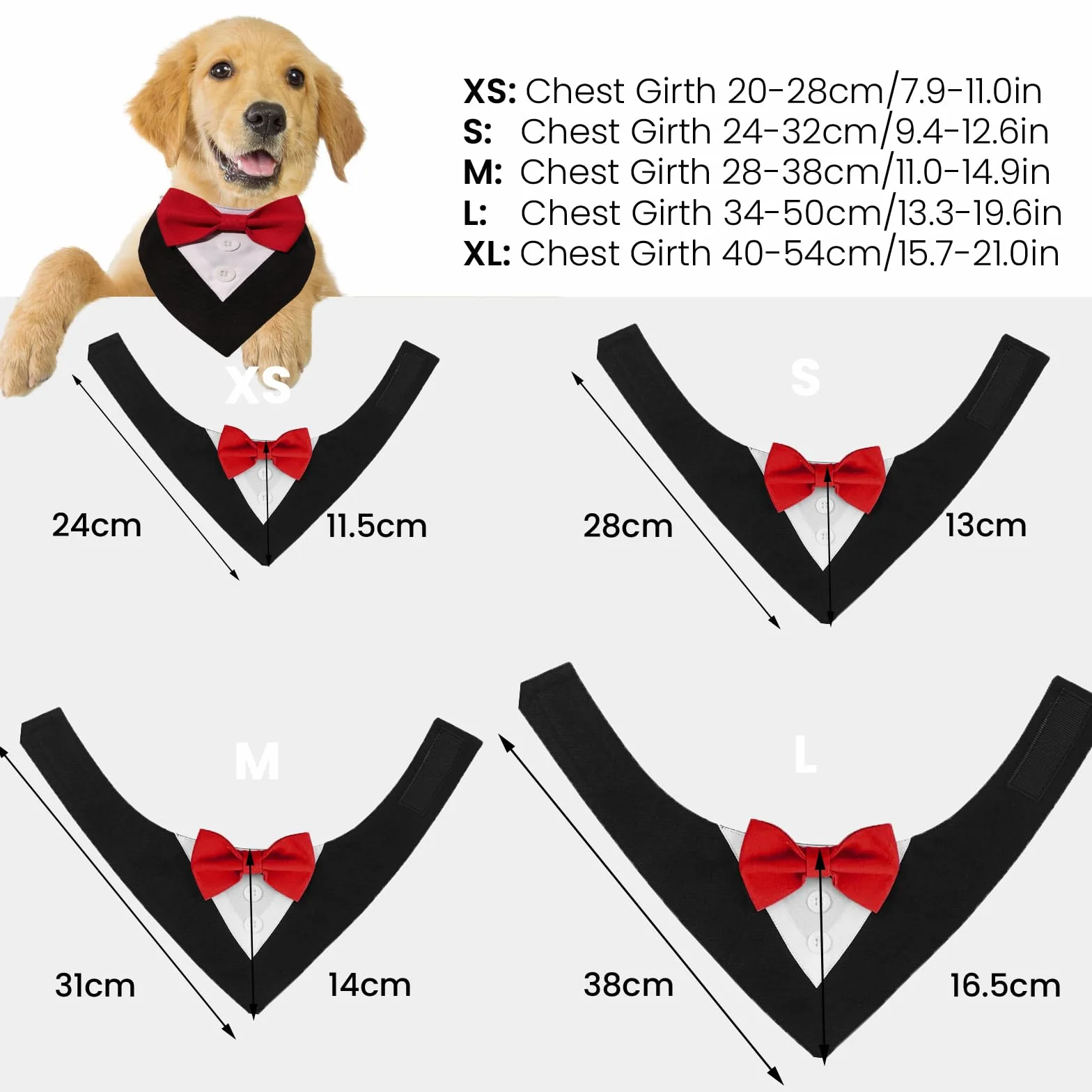 Papillon Cane Matrimonio Bandana Regolabile Natale Personalizzato Smoking Sciarpe Cane Natalizia Cravatta Accessori Feste Compleanno Cani Nero Rosso Fiocchetti L