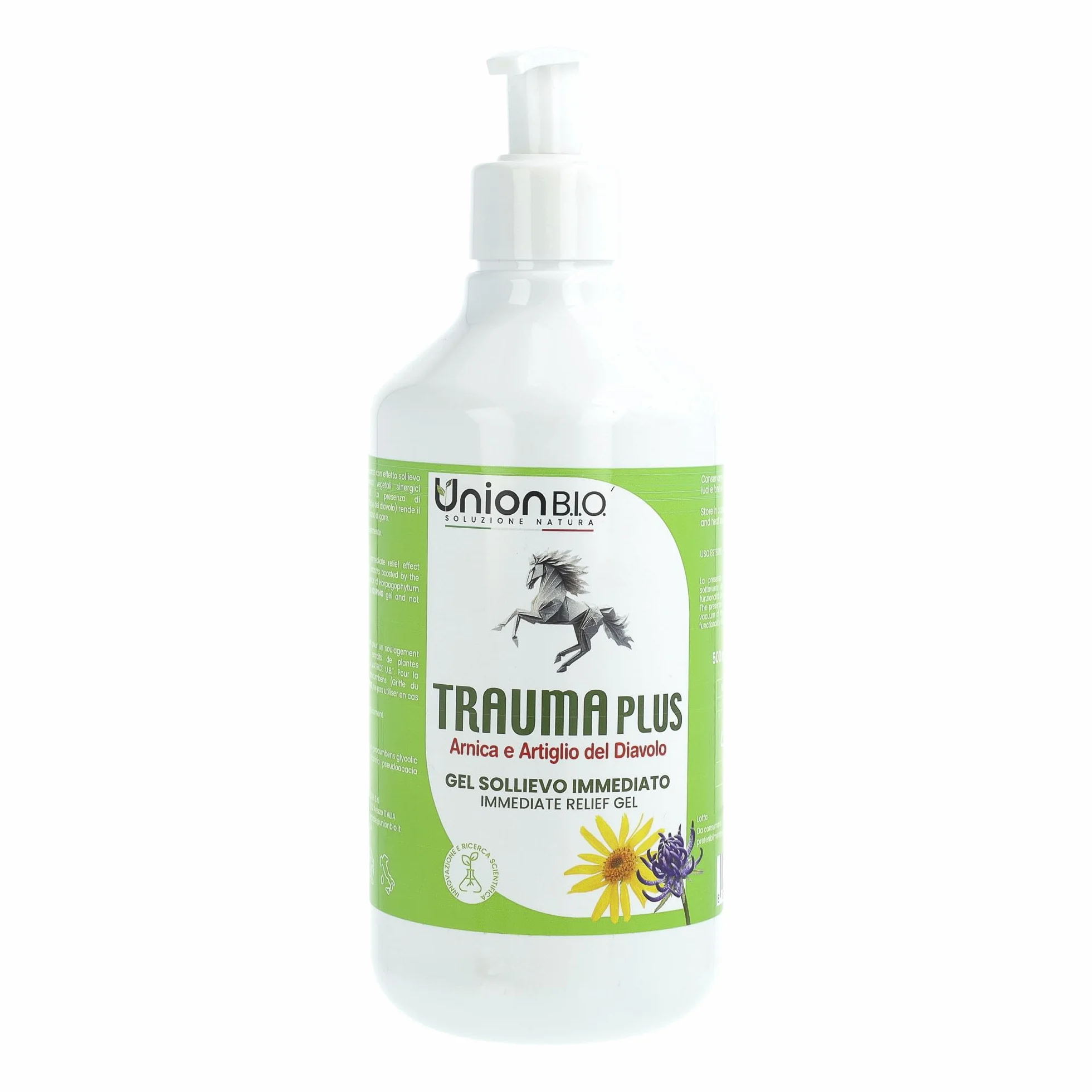 Union B.I.O. Soluzione Natura Traumaplus Gel Arnica Montana e Artiglio del Diavolo 500ml