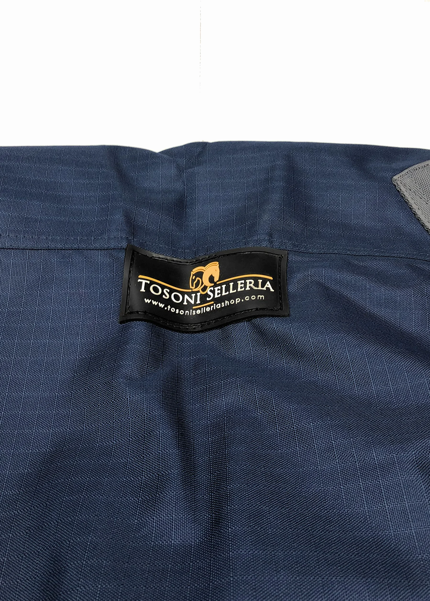 Horses, Coperta da Paddock per Cavallo Turnout, Impermeabile, Resistente, con Cinghie ad Incrocio, Disponibile nel Colore Blu