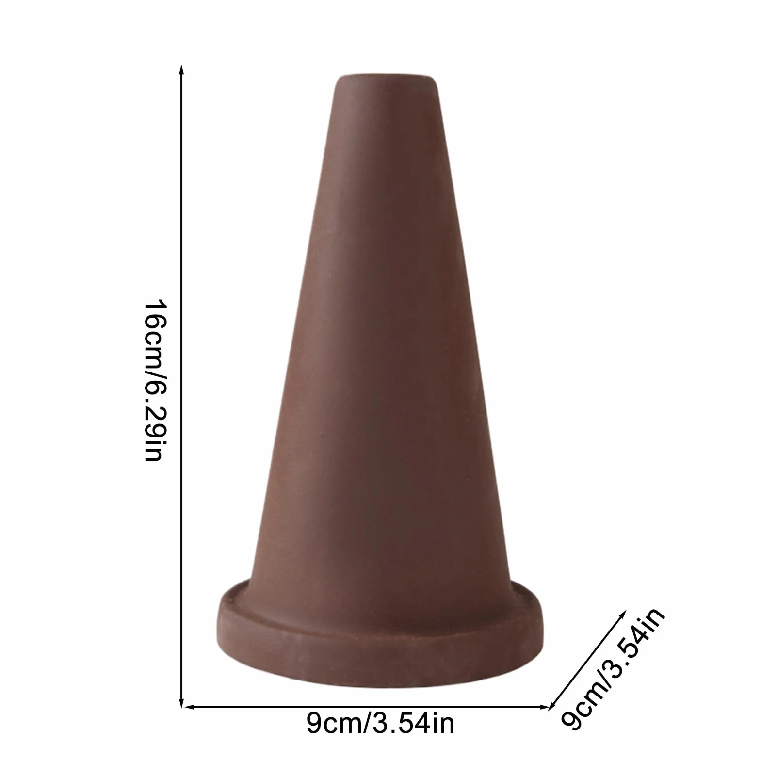 Cono di allevamento di argilla in ceramica - Grotta e ornamento per pesci d'acquario naturale | Rifugio per la deposizione delle uova dei discus per il armato | Accessorio decorativo in terracot