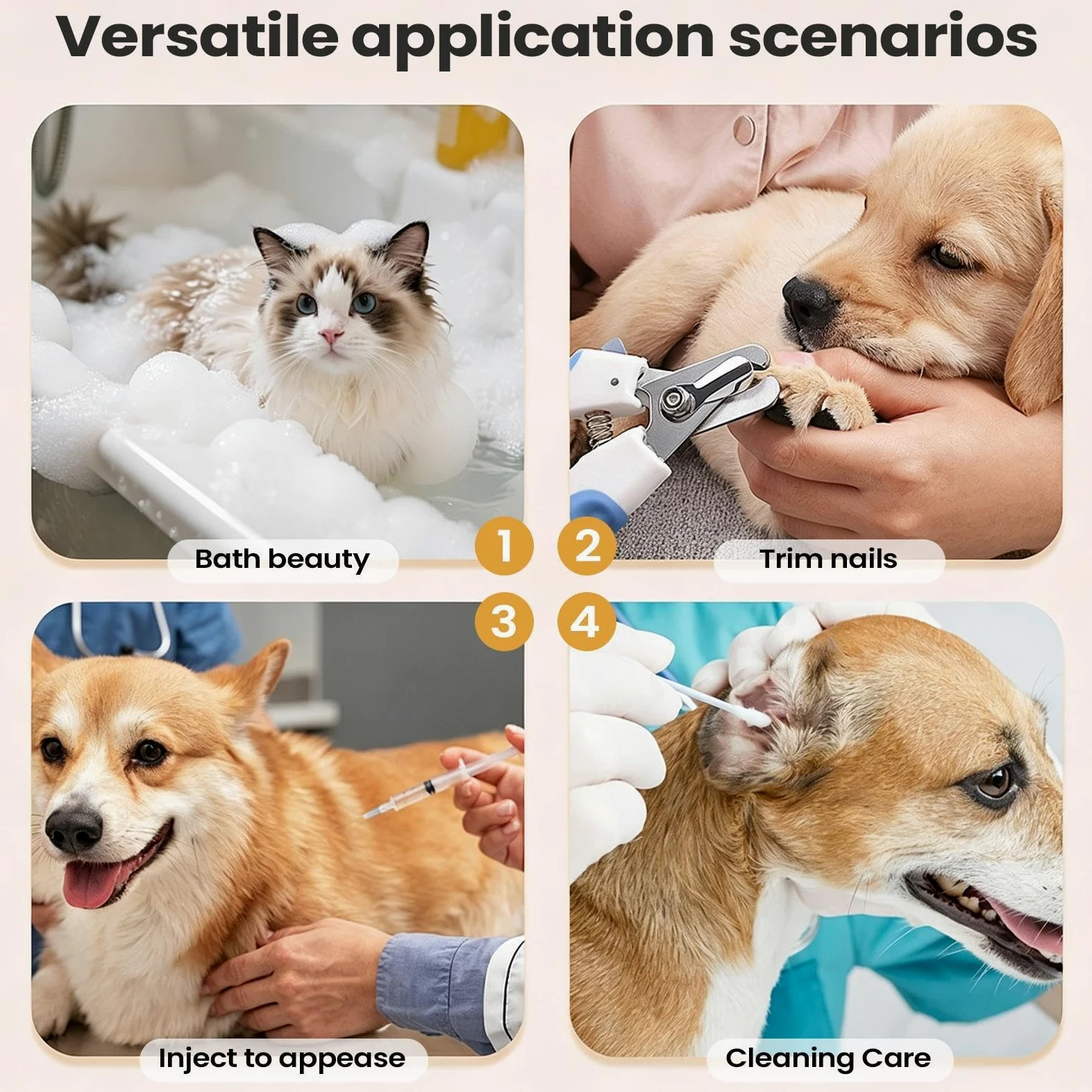 Amaca Per Taglio Unghie Cane Imbracatura Tavolo Bagno Toeletta Animali | Amaca Lettino Cuccioli Bagno Per Casa Interni Soggiorno Appartamento Bagno Canile Veterinario Dopo Passeggiata