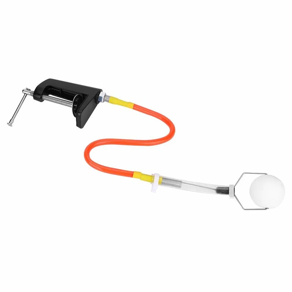 MAGT Macchina per Palline da Ping-Pong, Allenatore di Tennis da Tavolo in PVC Regolabile Fisso a Rimbalzo