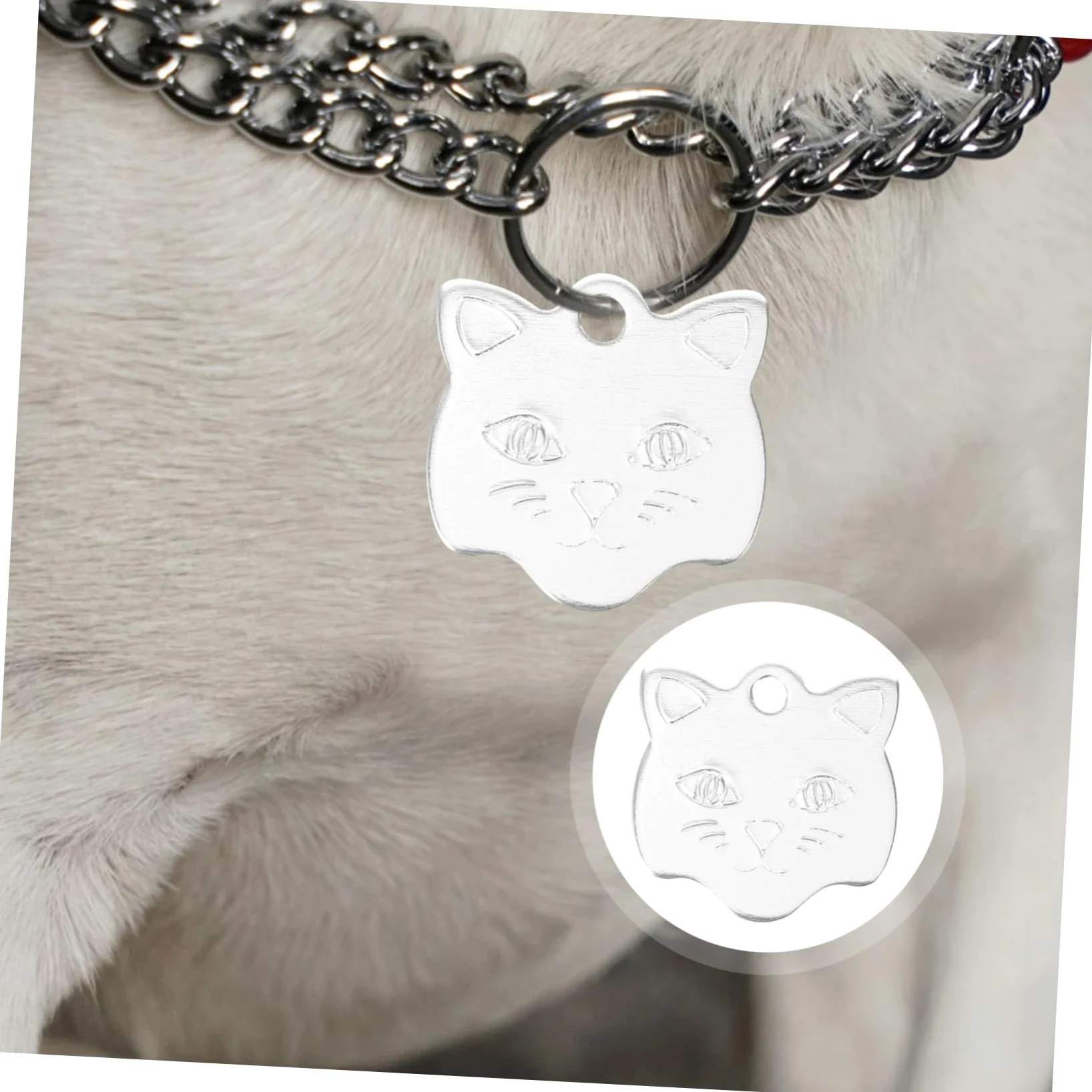 UPKOCH 5 Set Medaglietta Per Animali Domestici Da Targhette Identificative Personalizzabili Per Accessori Per Animali Per Incisione 10 Pezzi*5