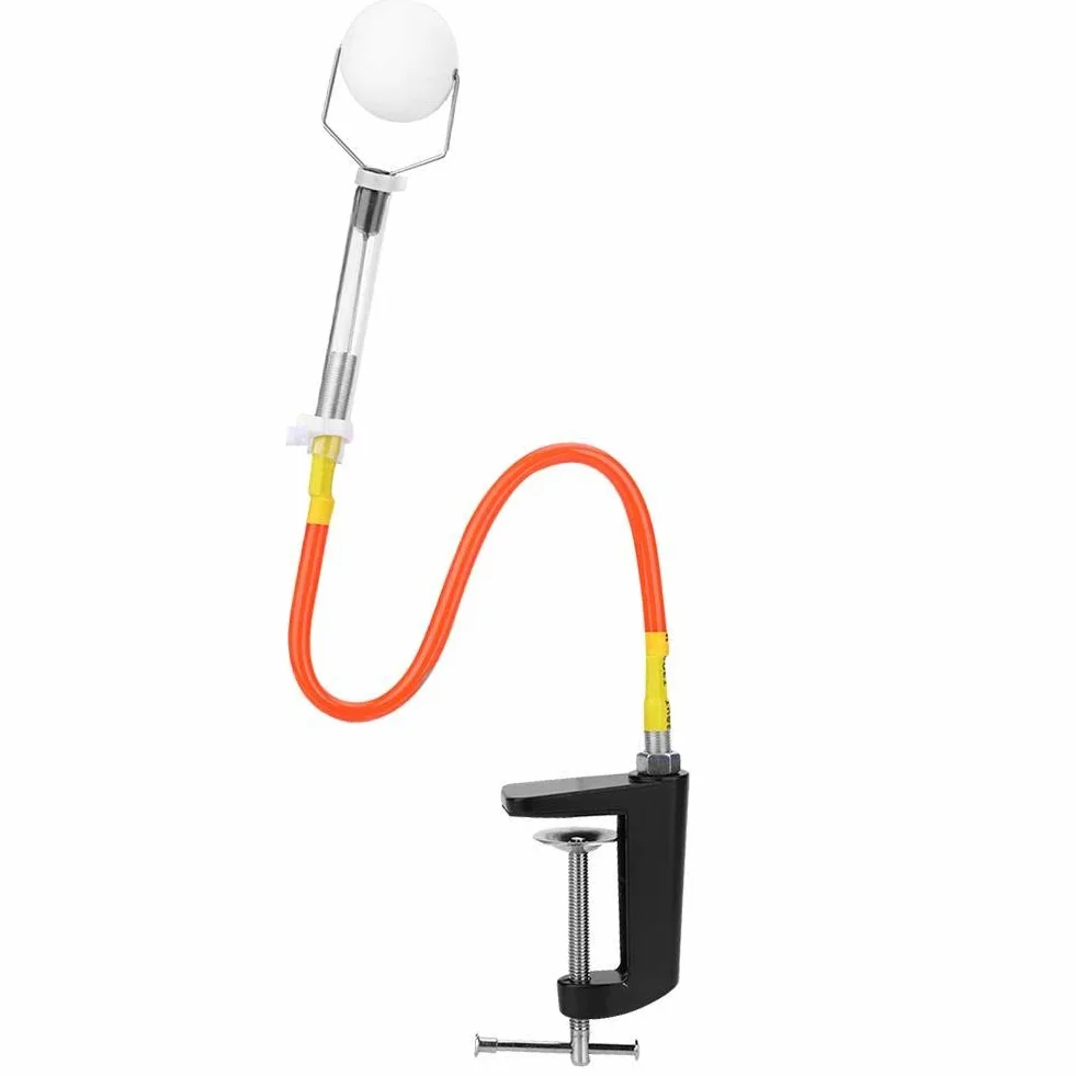 MAGT Macchina per Palline da Ping-Pong, Allenatore di Tennis da Tavolo in PVC Regolabile Fisso a Rimbalzo