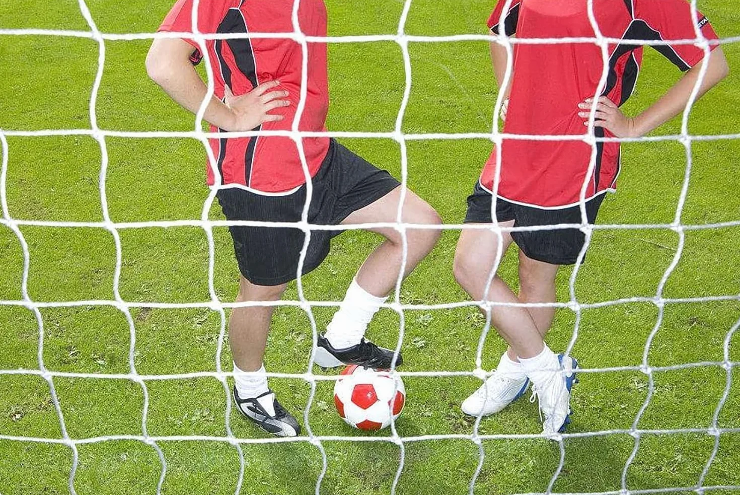 Rete da Calcio 3x2 m Rete di Sostituzione della Porta da Calcio in Fibra di Polipropilene Facile Installazione per Allenamento di Partite Sportive
