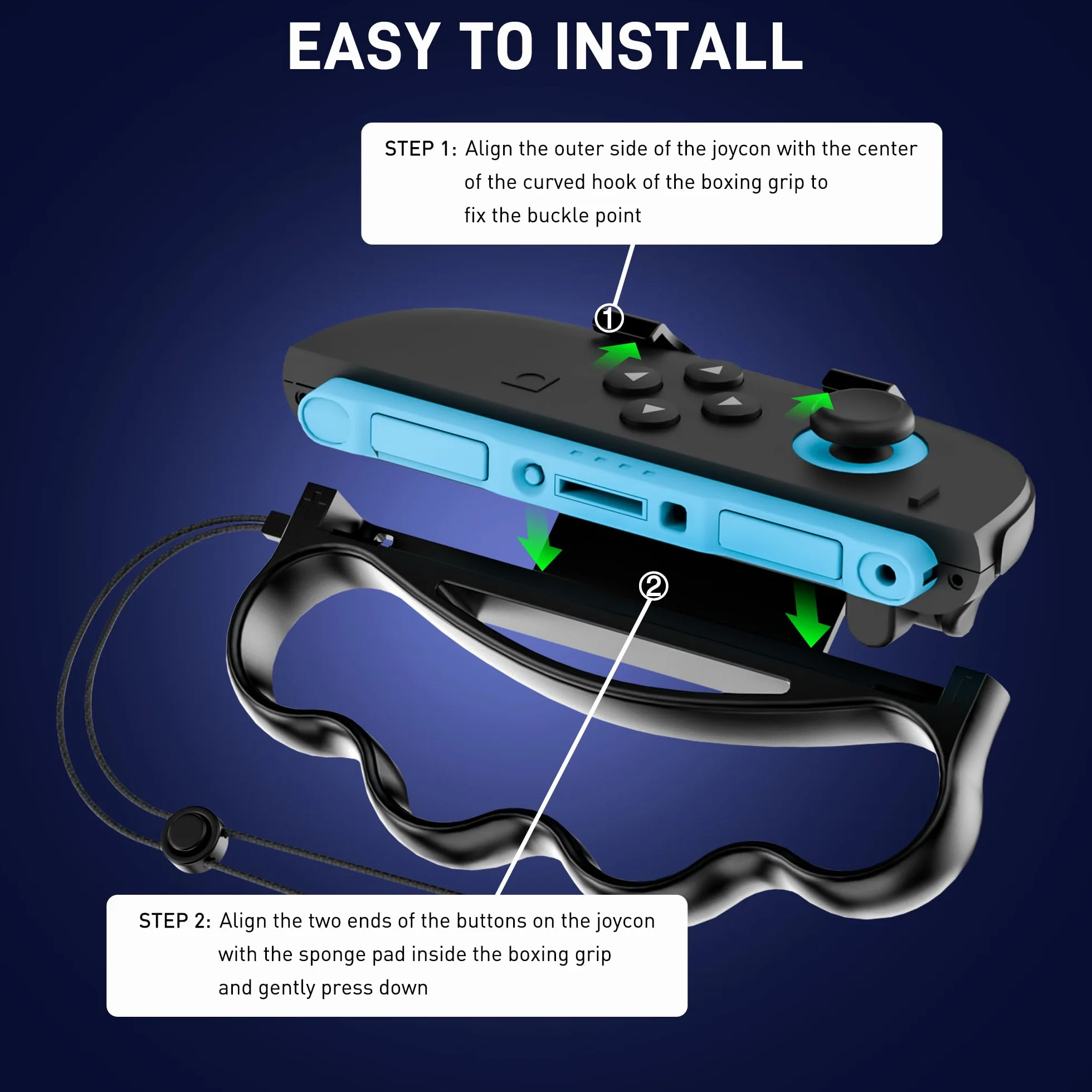 Manopole da boxe per Switch 2 SZ nero