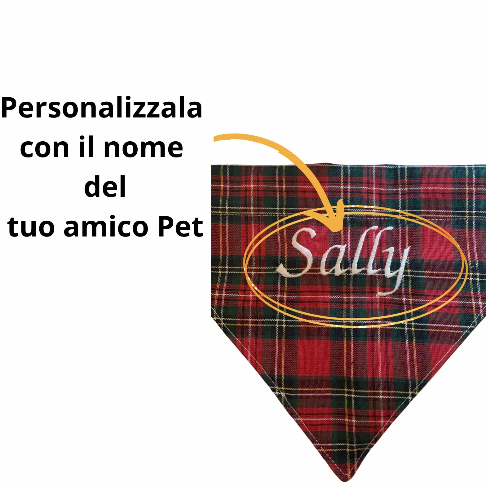 Personalizzata Bandana per cani Amici a quattro zampe Accessori