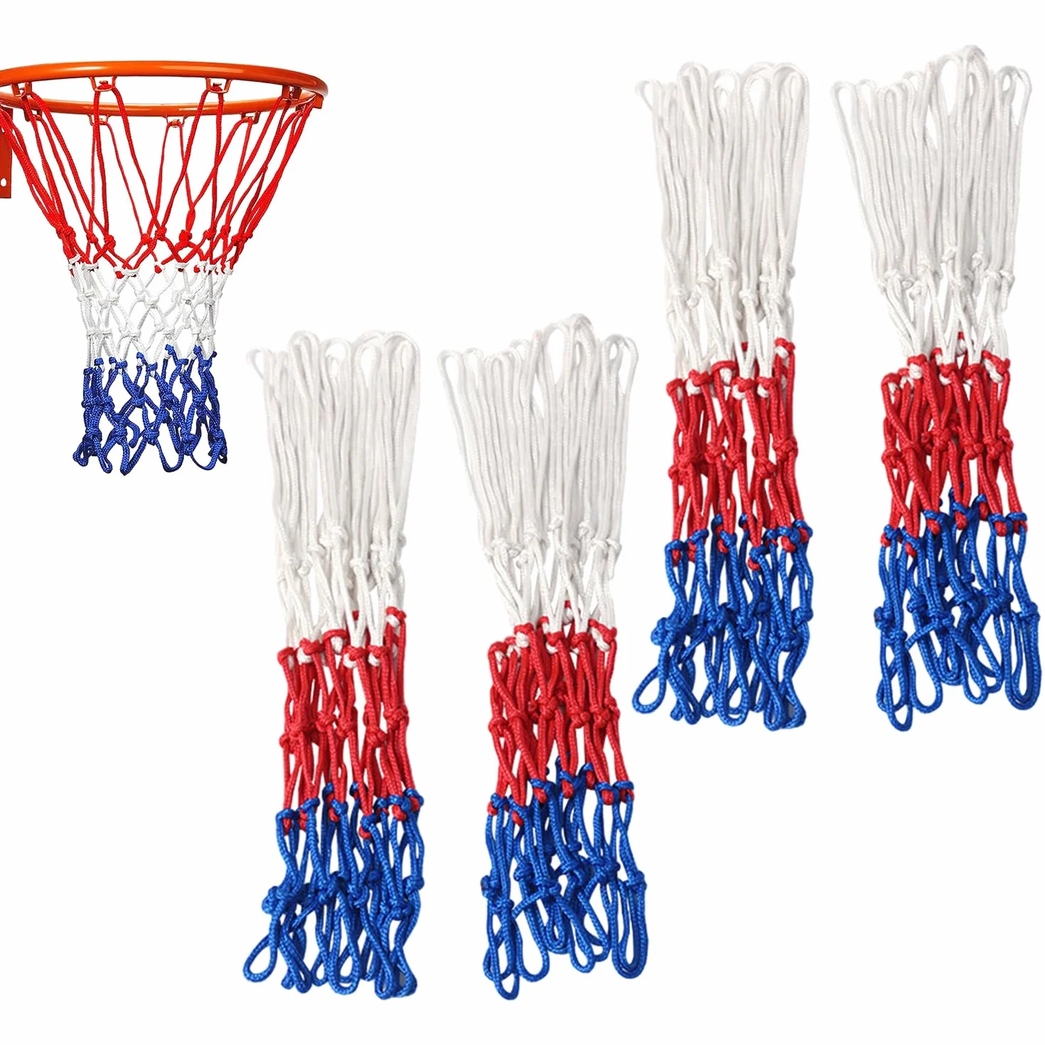 Rete da basket professionale portatile 50 cm per campi scolastici interni ed esterni