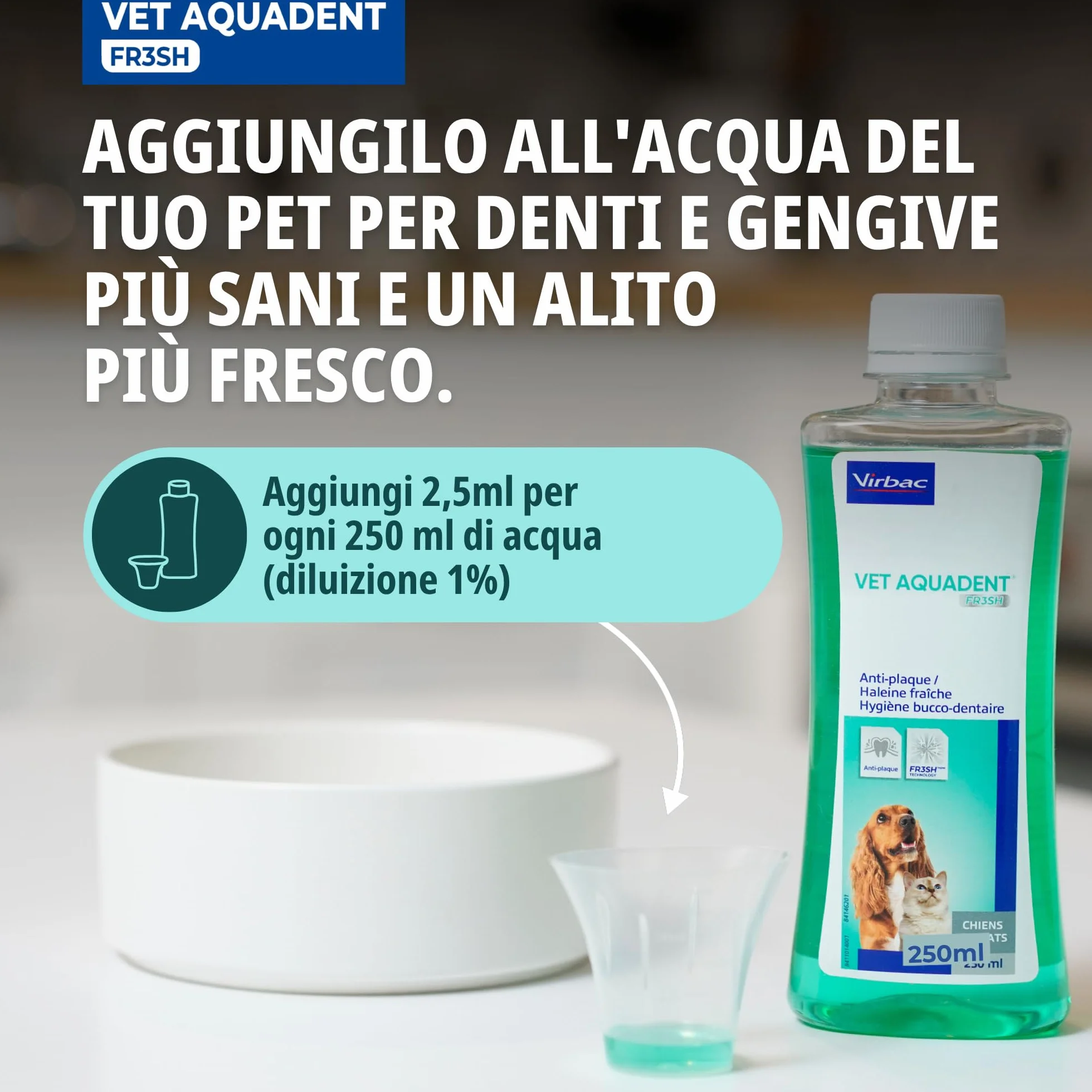 Virbac - Vet Aquadent, 500 ml