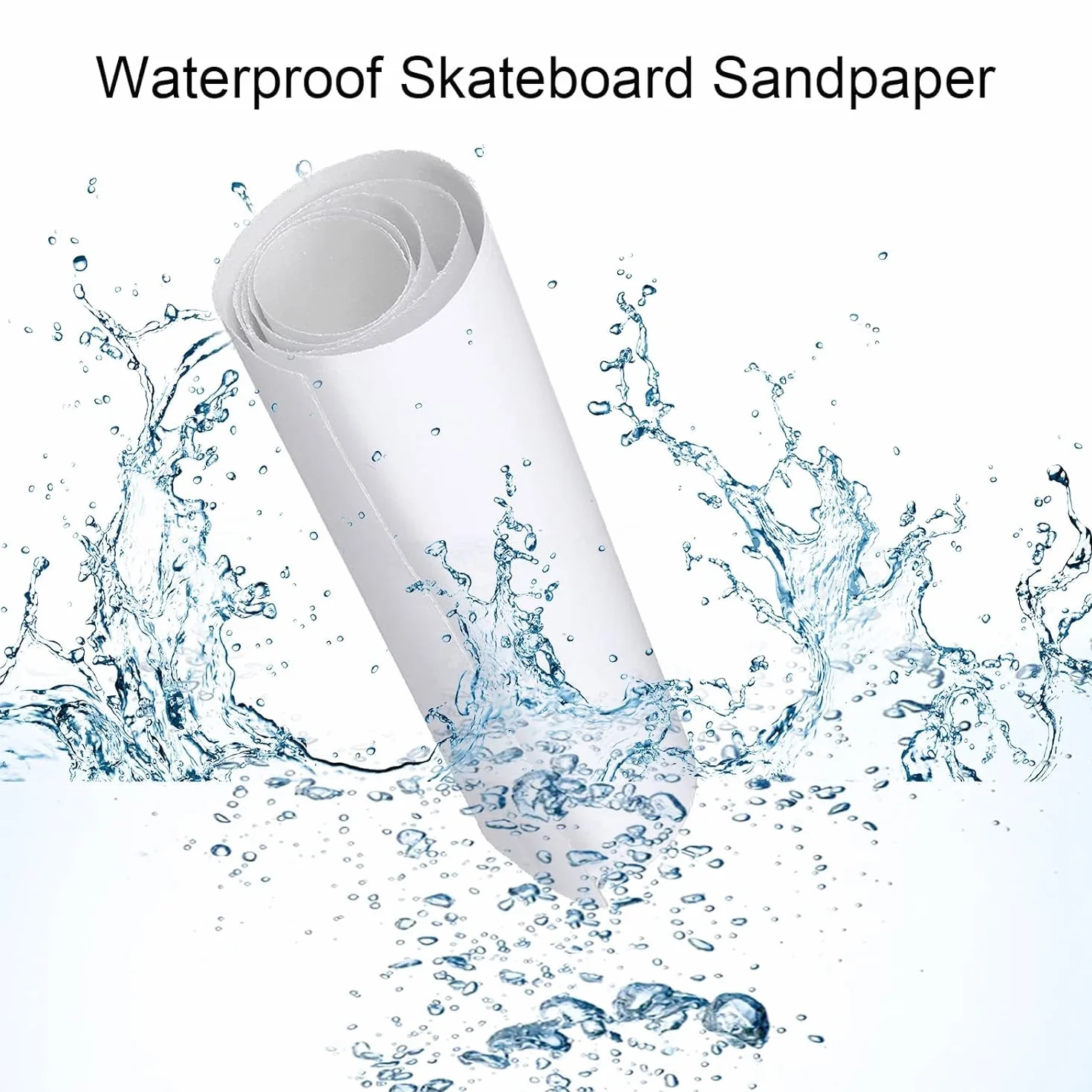 Fyearfly Nastro Antiscivolo Trasparente per Skateboard, Scooter e Longboard - Impermeabile