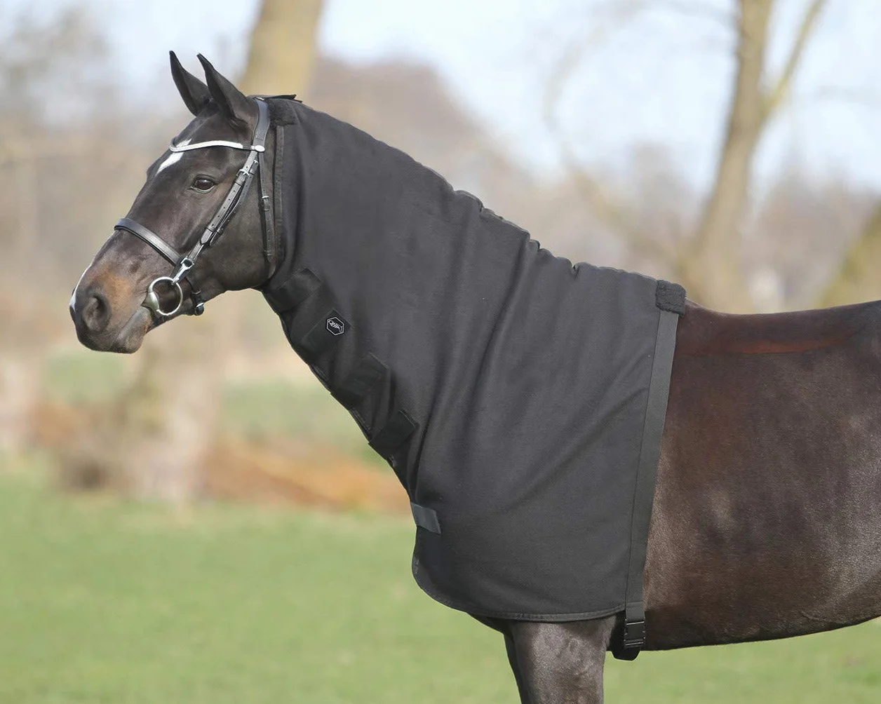 QHP Collo per Coperta Fleece in Size: M (EU). - Nero - M