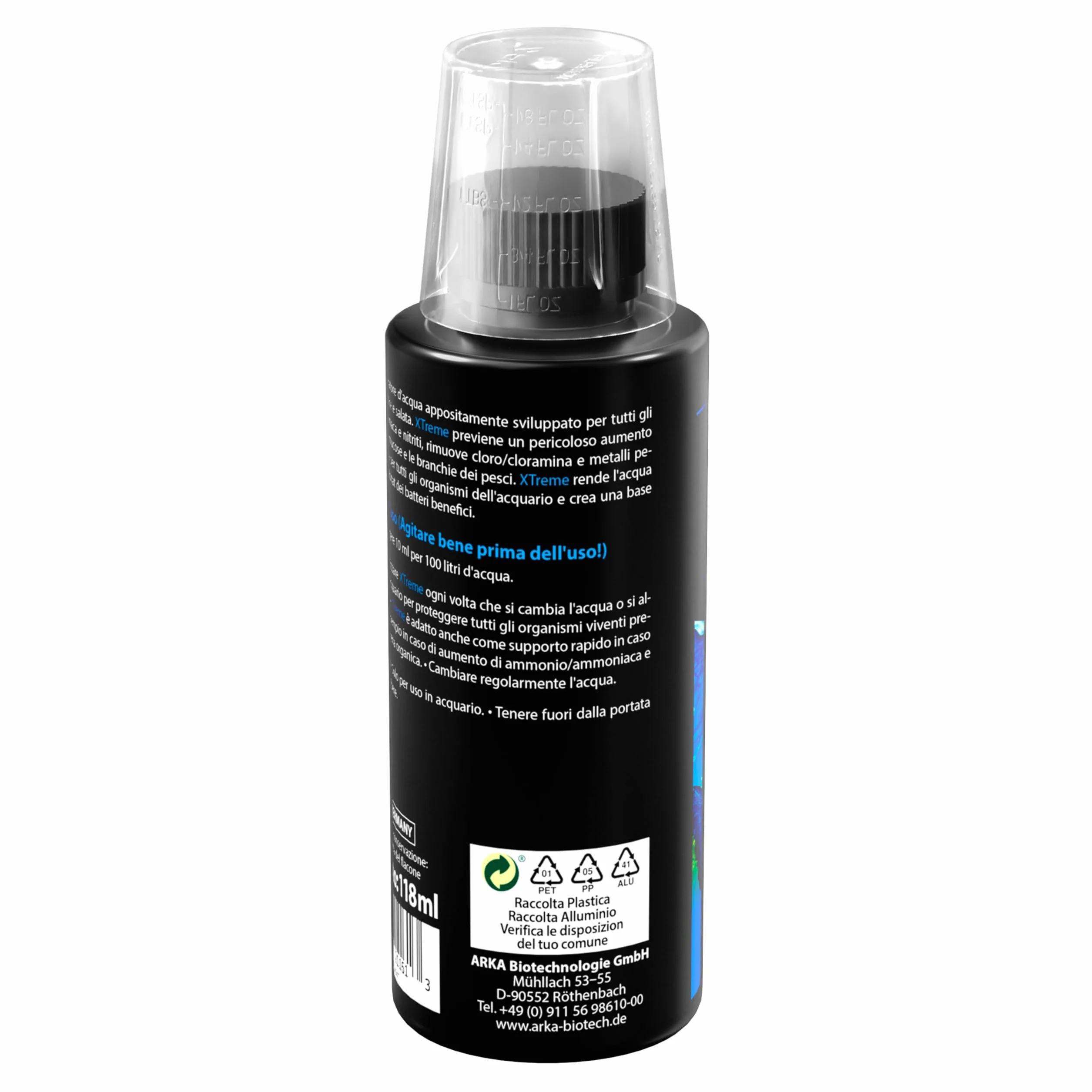 MICROBE-LIFT Xtreme Condizionatore acqua acquario 118 ml – rimuove cloro, ammoniaca e nitriti – neutralizza metalli pesanti
