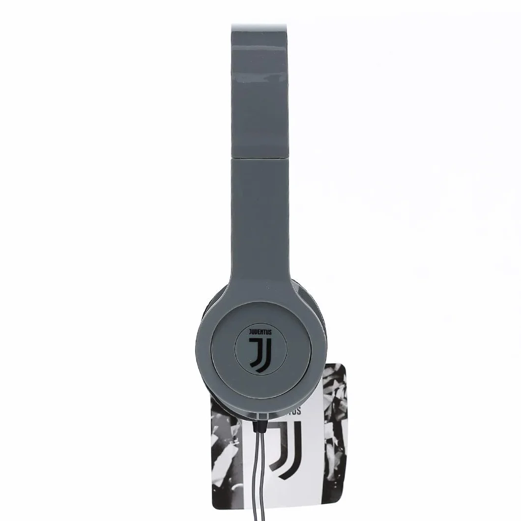 JUVENTUS Cuffie da Viaggio Pieghevoli Grigio