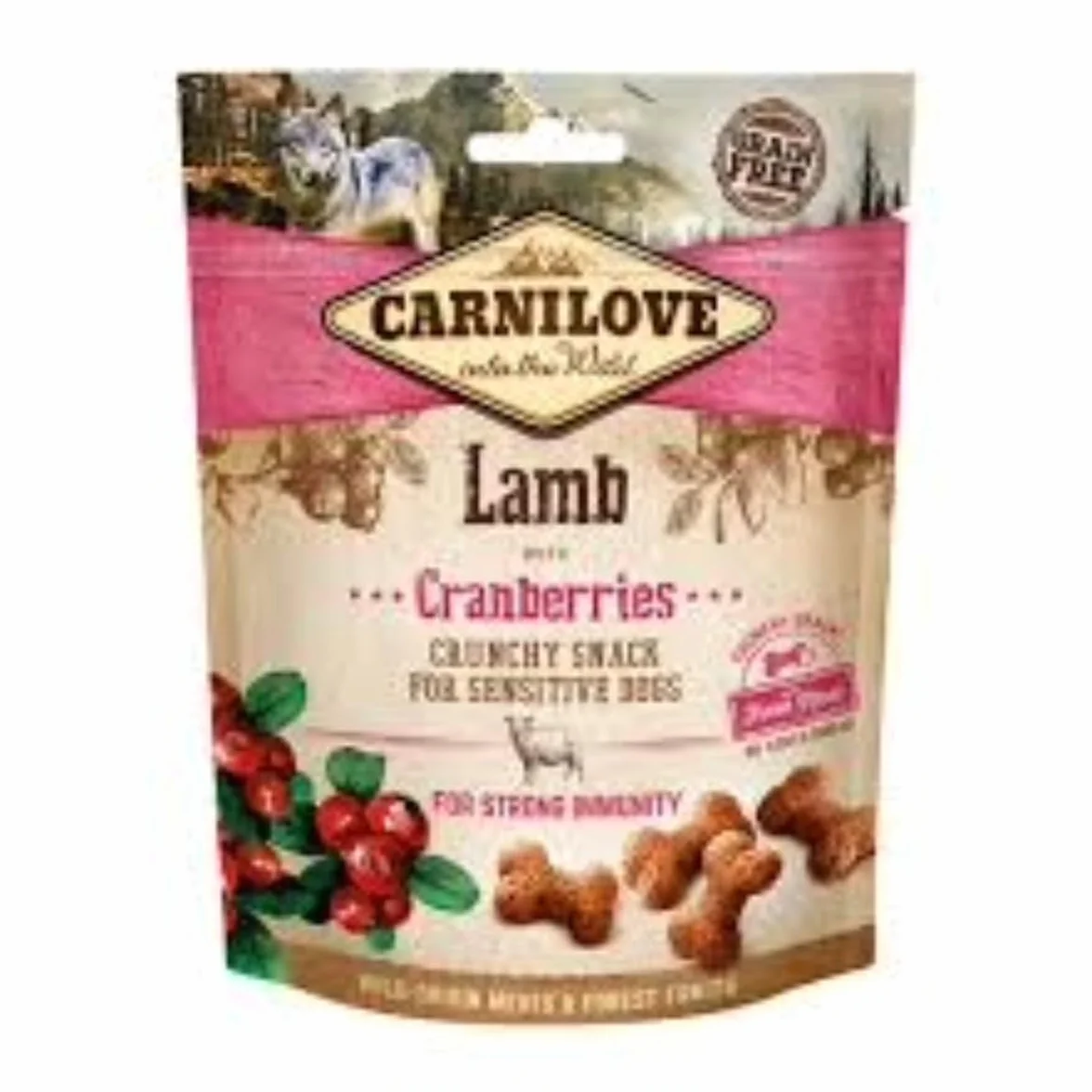 Carnilove Snack Semiumido 200 gr Agnello e Mirtilli