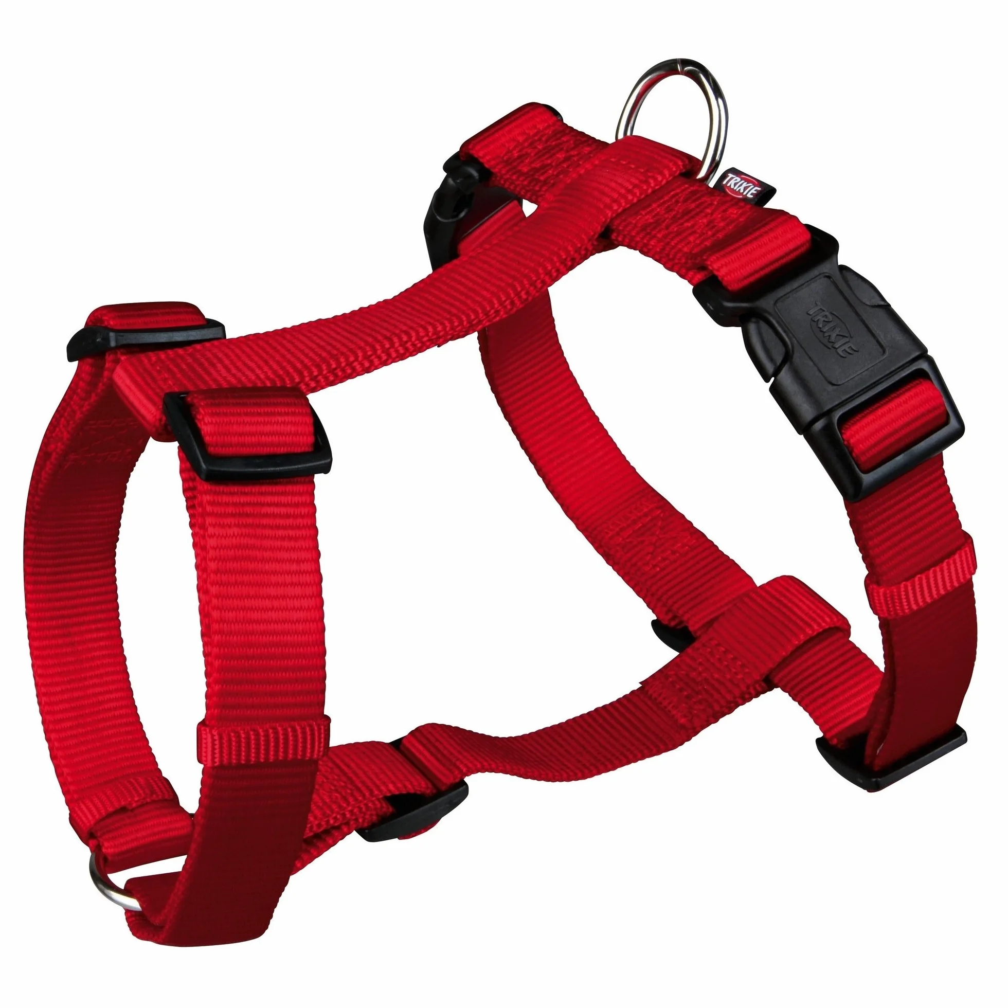 Trixie Premium Pettorina ad H per Cani Rosso Taglia M-L 52-75 cm 20 mm