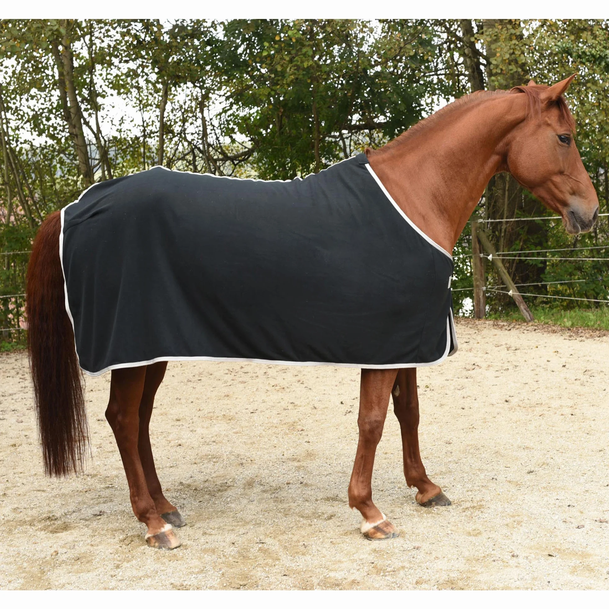 Covalliero Kerbl 328678 - Coperta in Pile Economic, Nero, 135