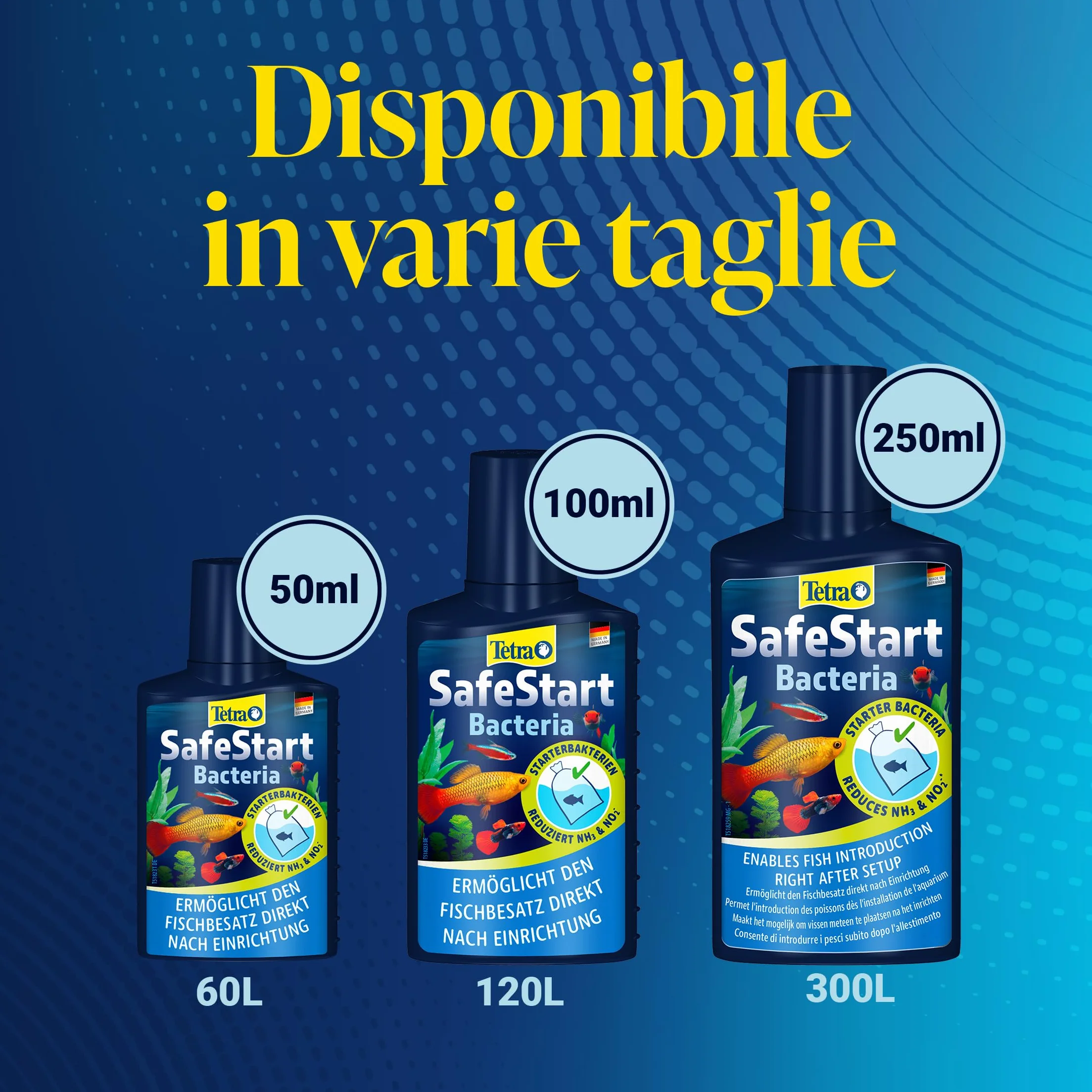 Tetra SafeStart Attivatore per Acquari, Consente di Introdurre i Pesci Immediatamente dopo L'allestimento dell'Acquario, 100 ml
