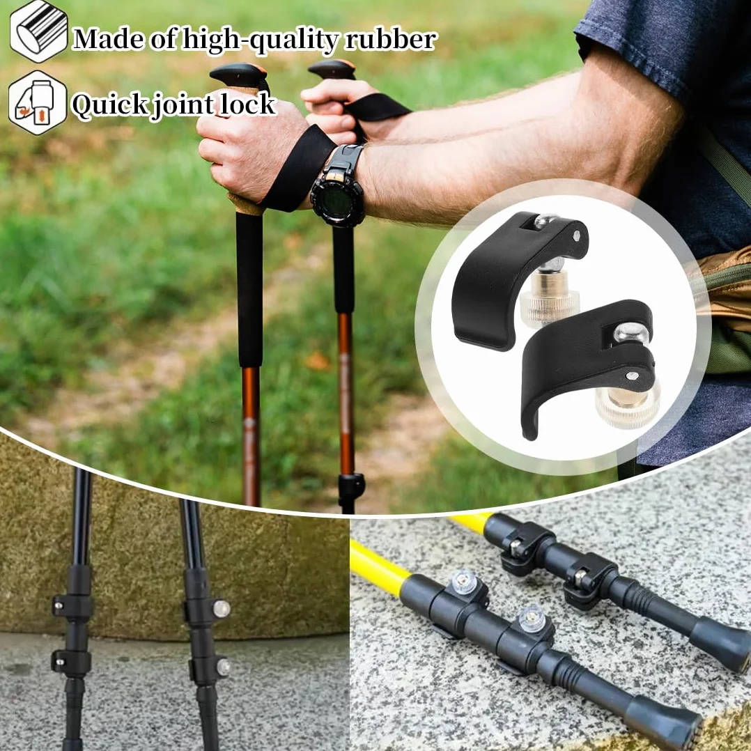 Bastoncini da trekking morsetti neri 14 mm pezzo di ricambio