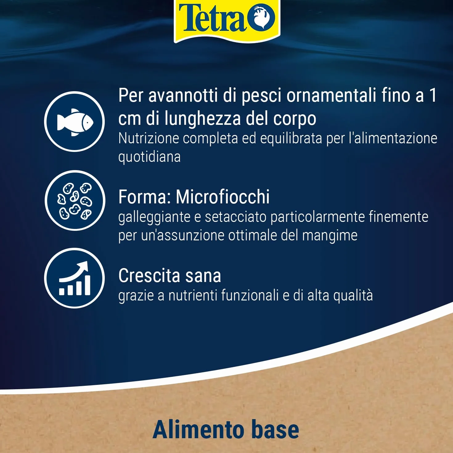 TetraMin Baby Mangime per pesci in microfibre per avannotti fino a 1 cm, lattina 66 ml
