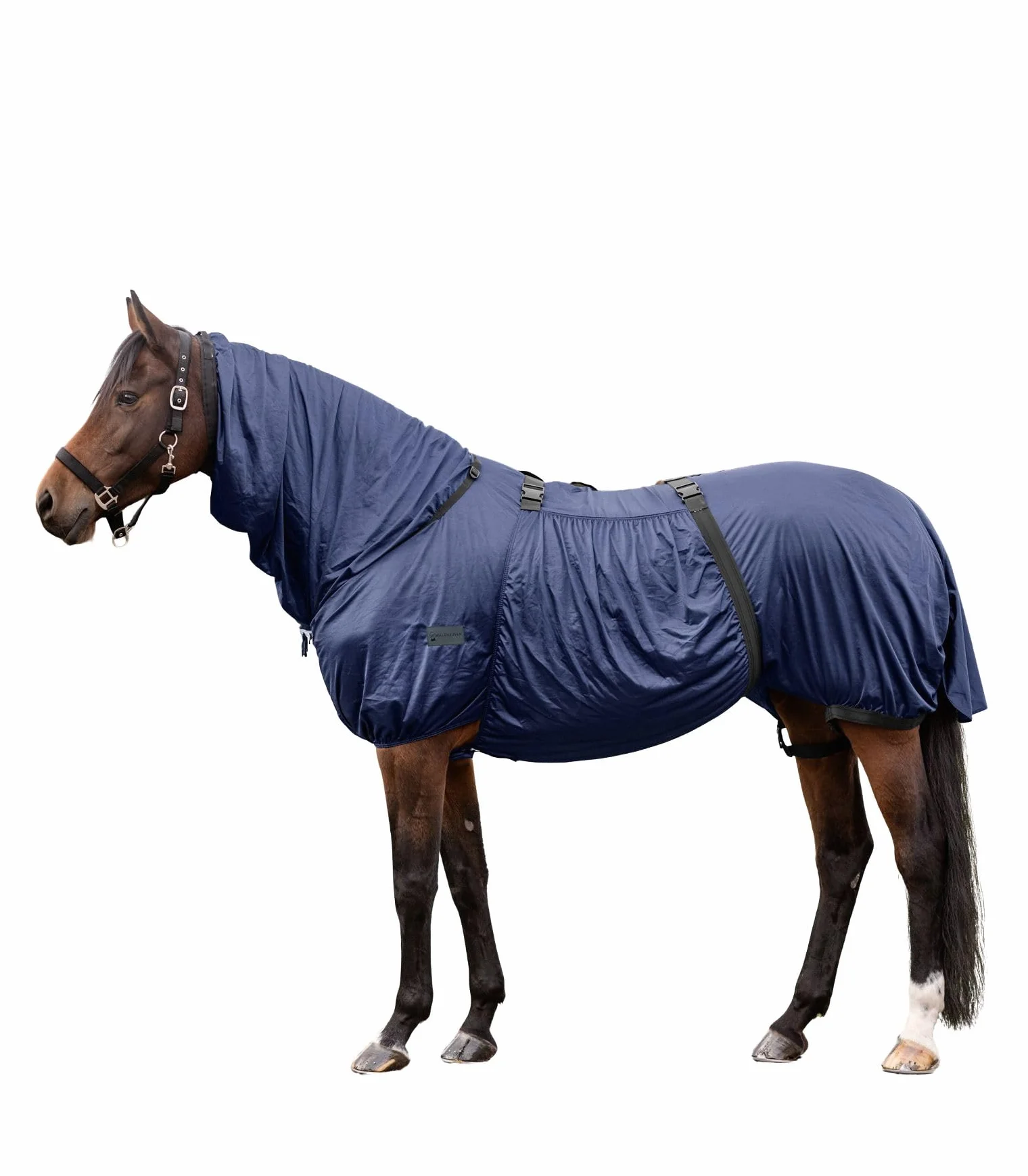 Waldhausen Coperta eczema Basic, blu notte, 135 cm