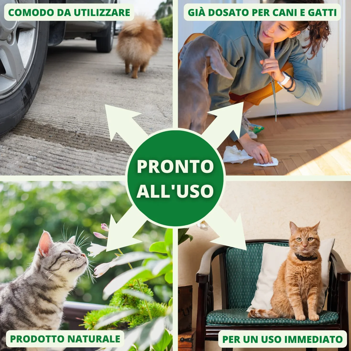 Gardemia Disabituante Vegetale per Cani e Gatti 750ml Spray Anti Pipì Esterni Interni Azione Naturale per Disabituarli Barriera Olfattiva Urine Casa Giardino Alternativa Eco a Repellente Dissuasore