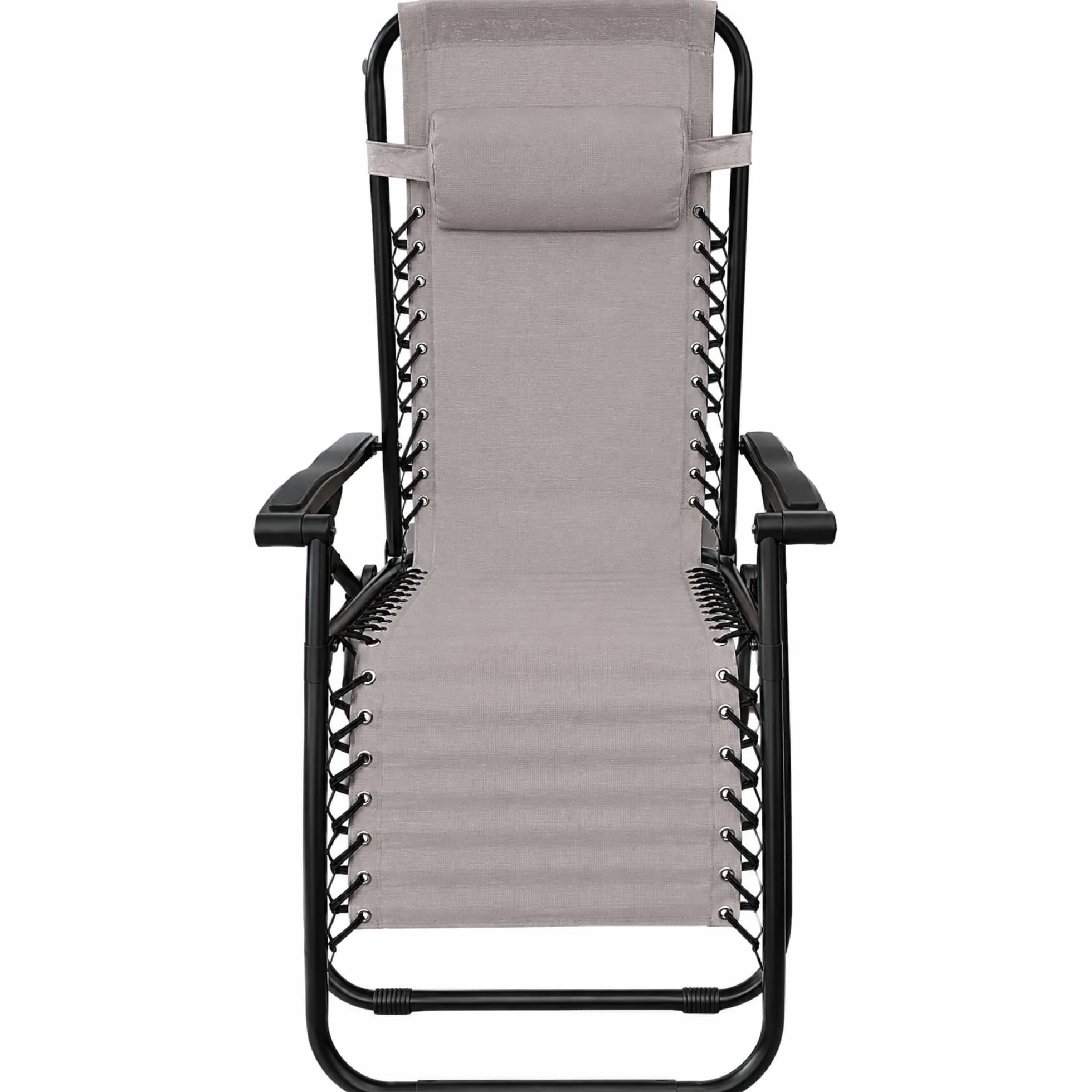 SUNNY STAR 2 Sedie Zero Gravity 115x65x90cm colore grigio (2 STC1438)