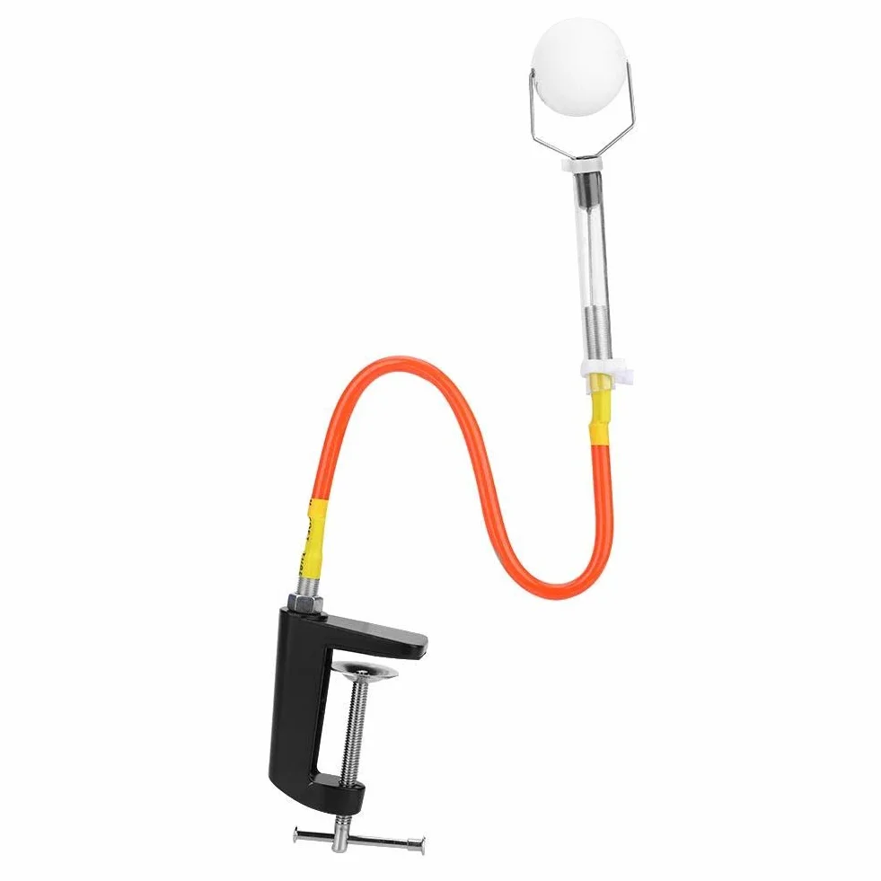 MAGT Macchina per Palline da Ping-Pong, Allenatore di Tennis da Tavolo in PVC Regolabile Fisso a Rimbalzo