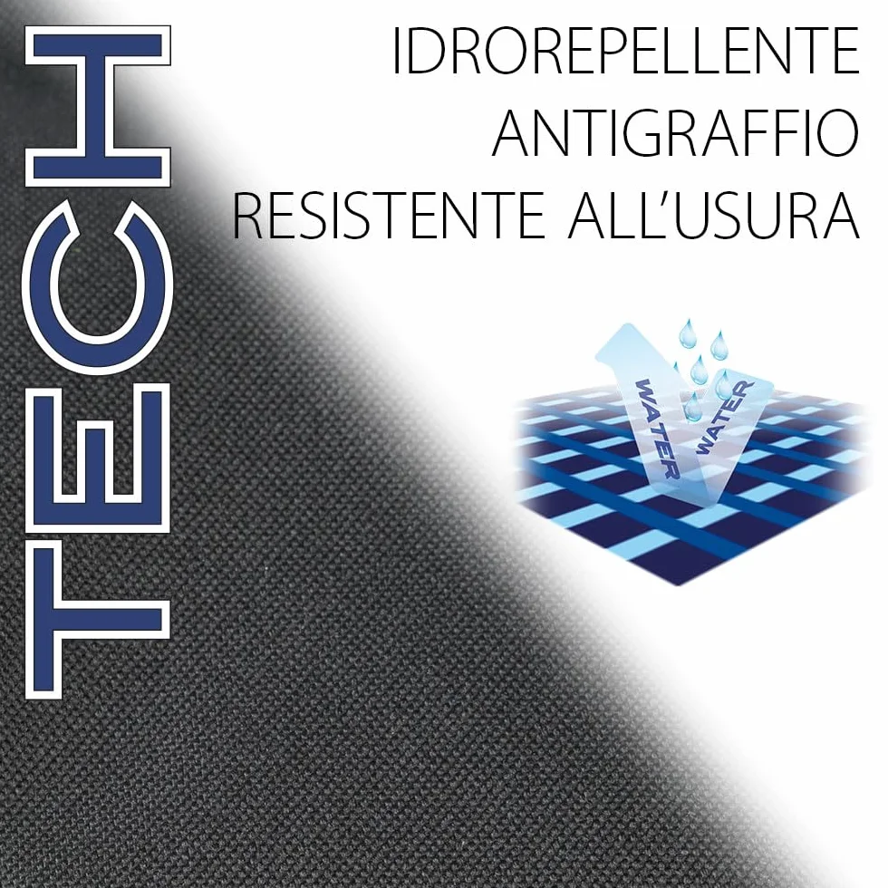 Ferplast Cuccia Ortopedica per Cani Extra Large Impermeabile Antigraffio Polo 110x70x8 cm Nera