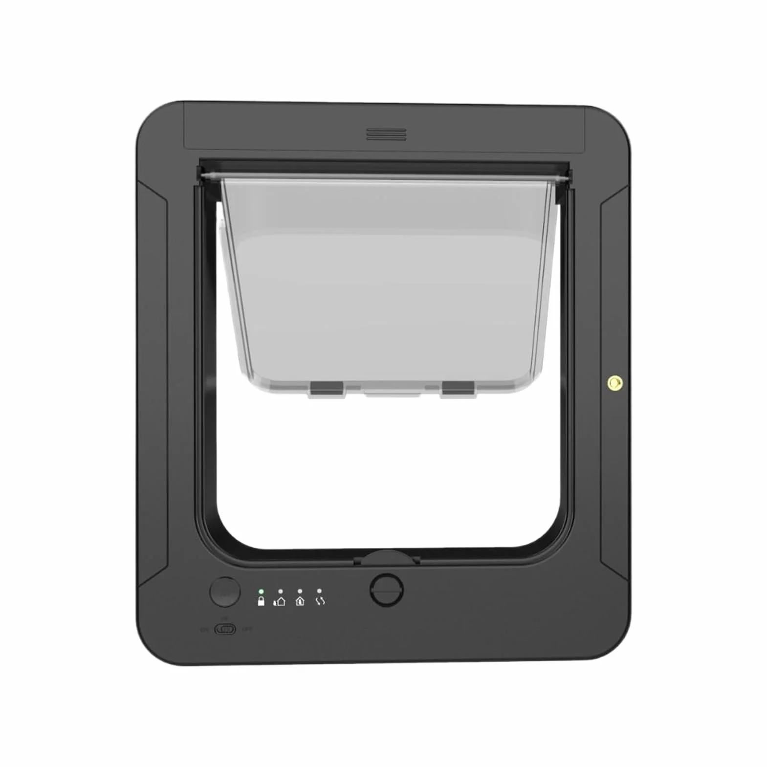 Porta per cani con microchip cancello elettronico a 4 vie telecomando 2 collari sensore controllo ingresso interni esterni