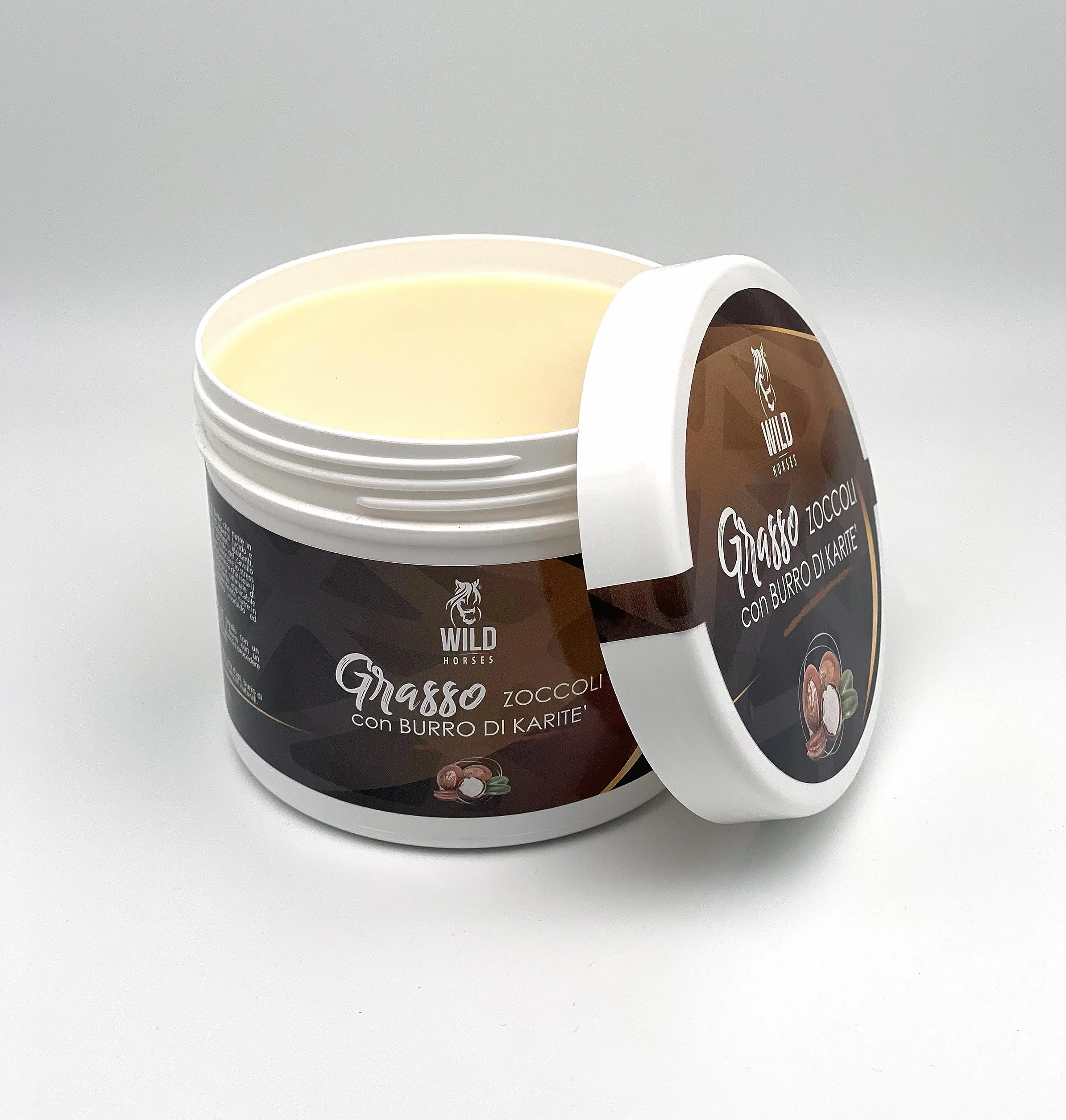 Wild Horses Grasso per Zoccoli al Burro di Karitè 500g Made in Italy