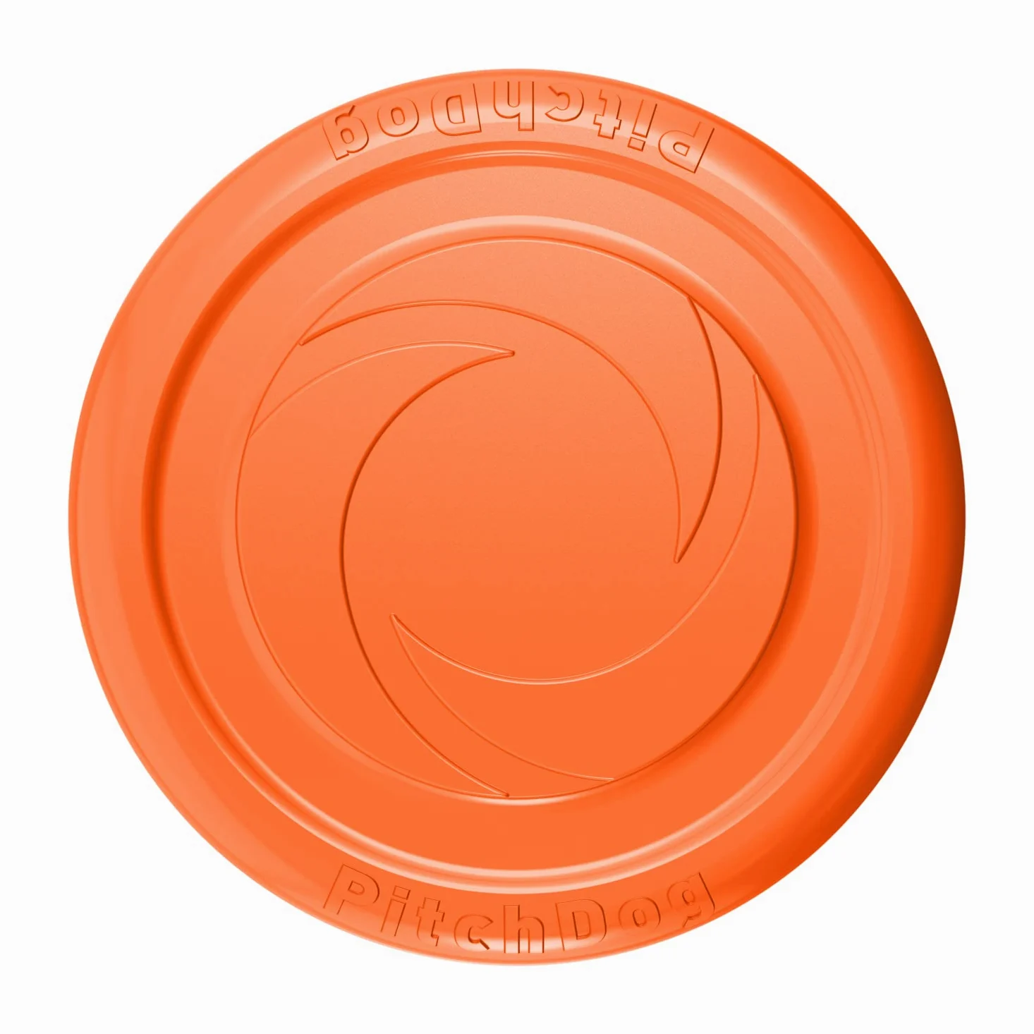 PillowPrim Disc per cani, frisbee, giocattolo interattivo, per attività all'aperto, morbido, gomma naturale, galleggiante, addestramento per cani, toy, fetch, arancione, diametro 24 cm
