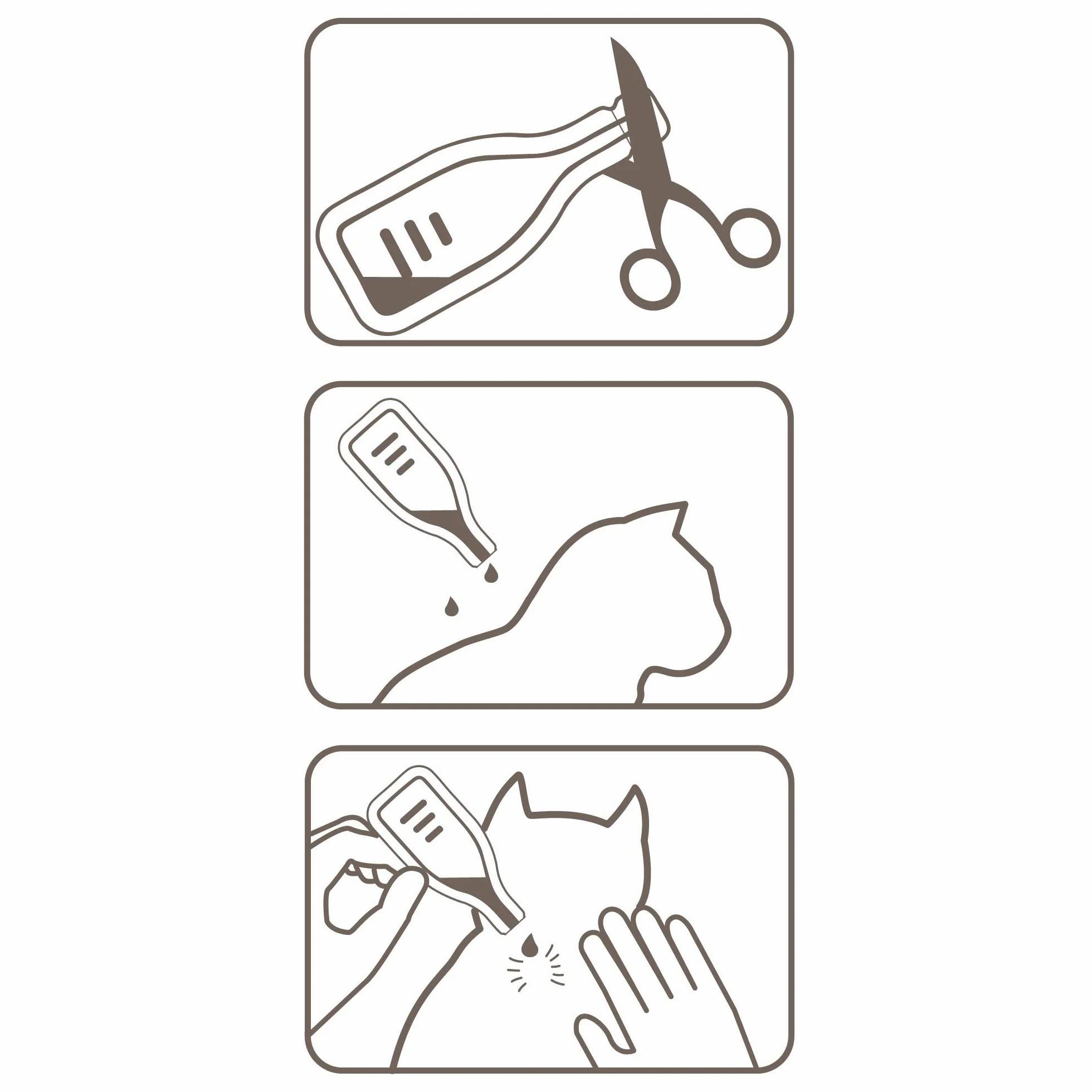 Beaphar FIPROtec Antiparassitario per Gatti, Protegge da Pulci e Zecche - 3 Pipette