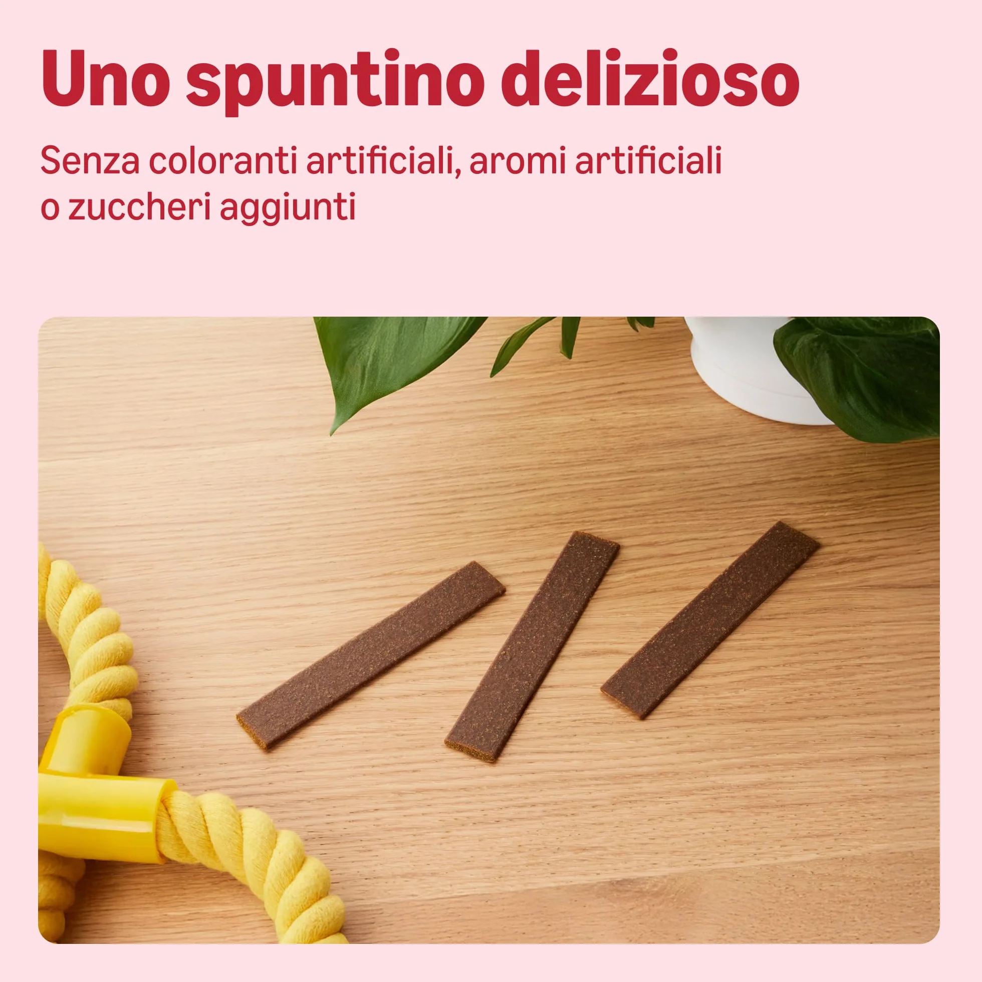 by Amazon - Snack per cane, 20 masticare strisce con manzo e vitello, 200 g