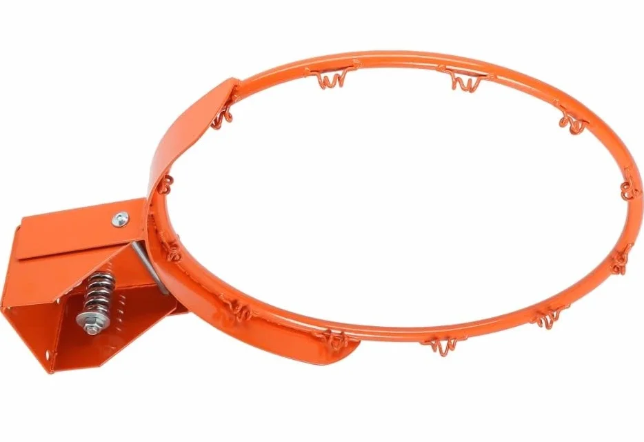Canestro da basket con molla per schiacciate rosso 45 cm