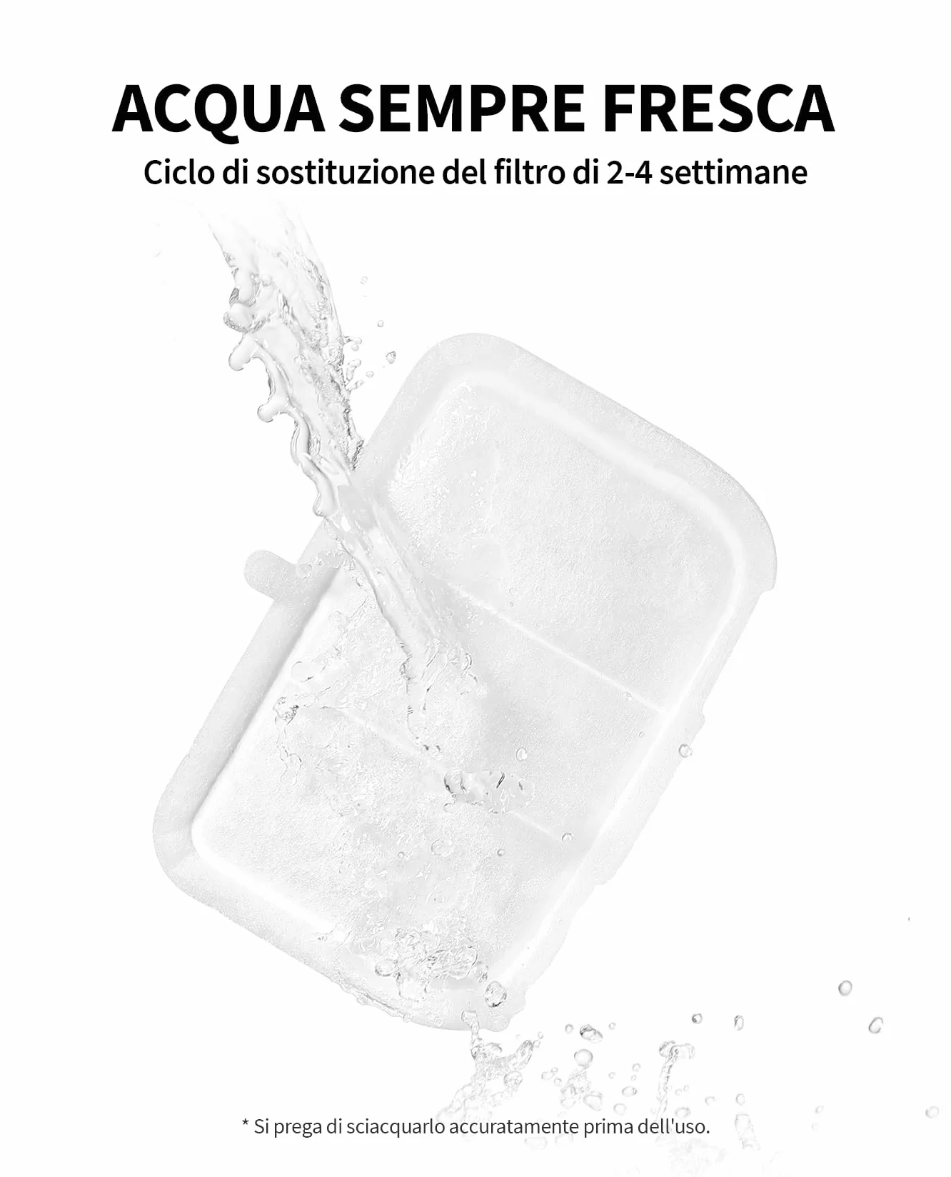 PETKIT EVERSWEET MAX Filtri, Filtri Fontanella per Gatti, 5 Pezzi Filtro per Fontana per Gatti,Carbone Attivo,Filtrazione Altamente Efficiente