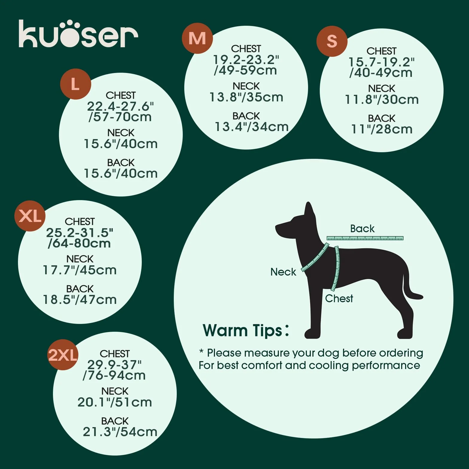 Kuoser Gilet Rinfrescante per Cani, Cappotto Evaporativo con Fibbia Pettorale e Anello a D, Rosa, Taglia M