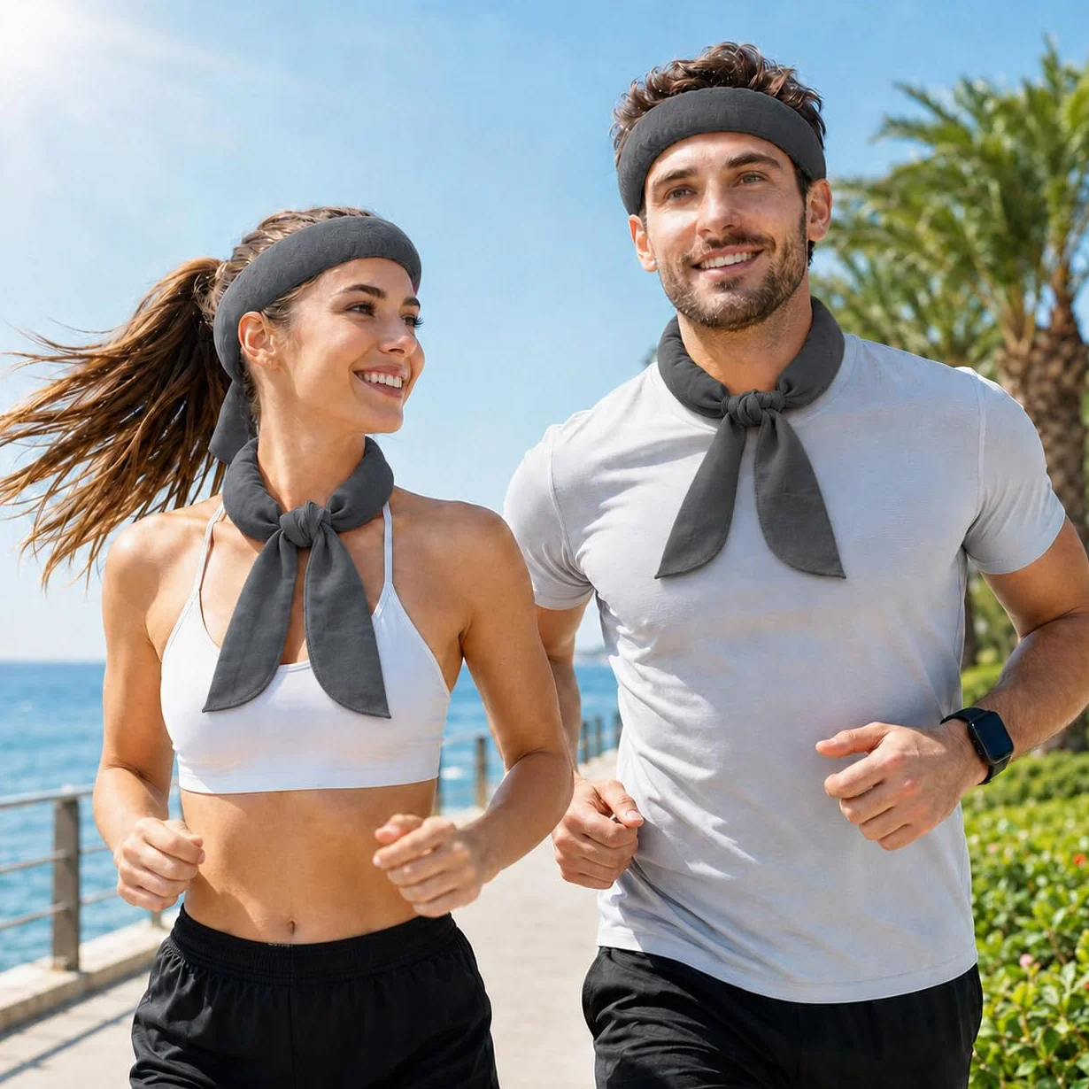 Panni rinfrescanti per il collo, scaldacollo sportivo unisex per uomo, donna e animali domestici