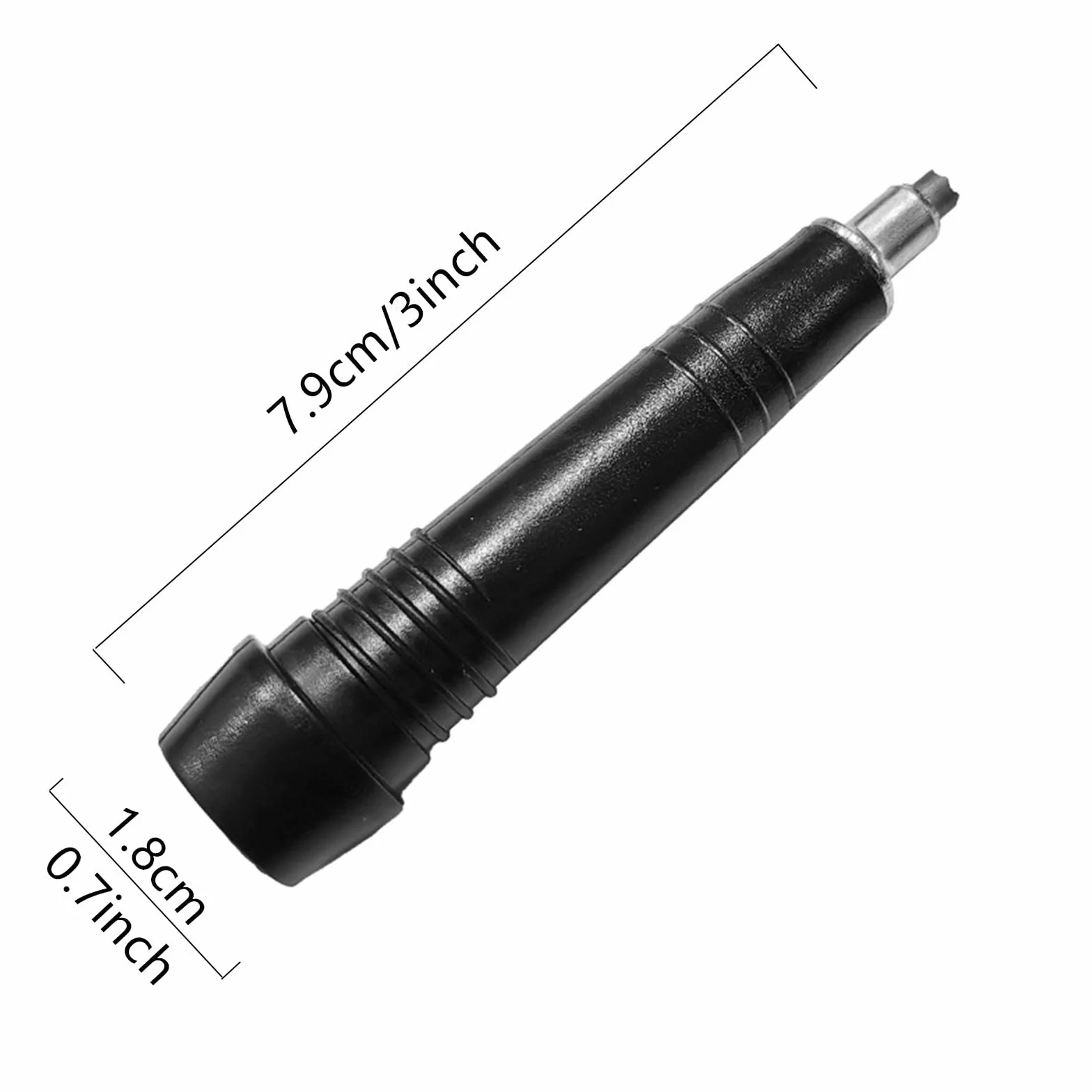 Punte di Ricambio in Acciaio al Carbonio per Bastoncini Set da 8 Filettatura Universale M10/M12